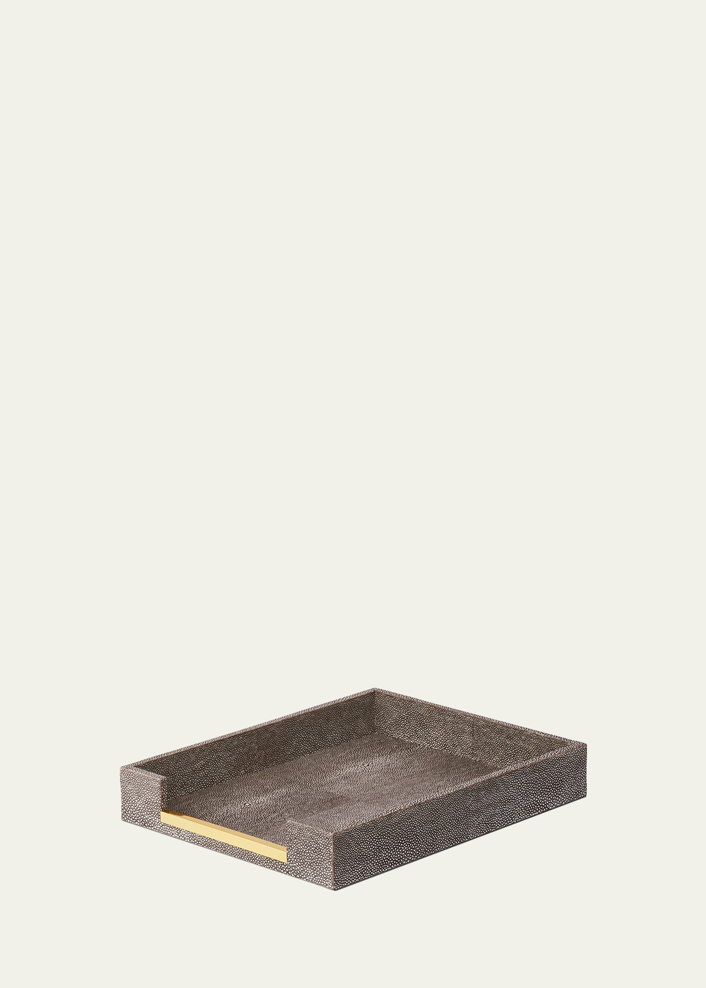 Faux Shagreen Paper Tray