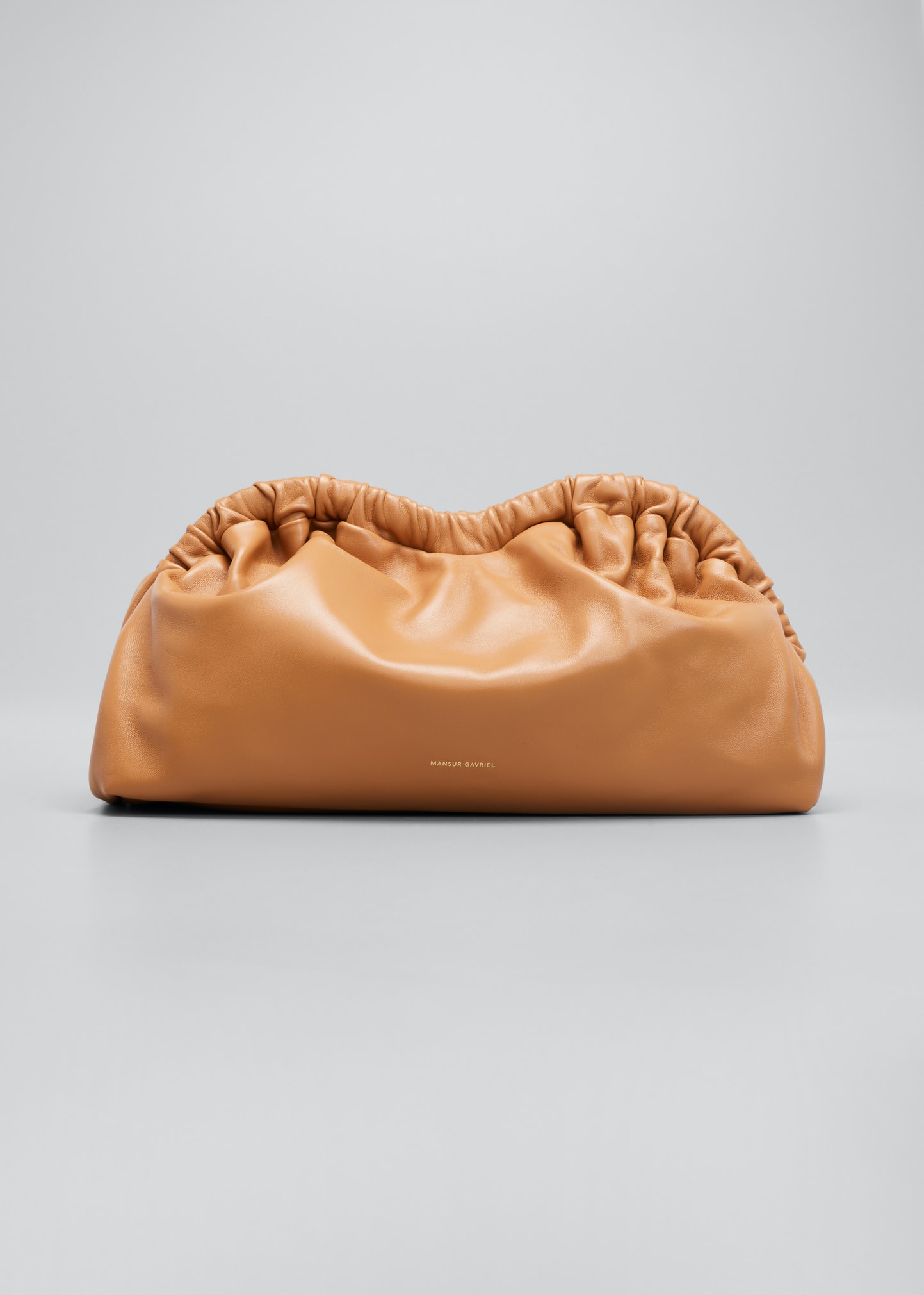 MANSUR GAVRIEL SOFT RUFFLED CLUTCH BAG