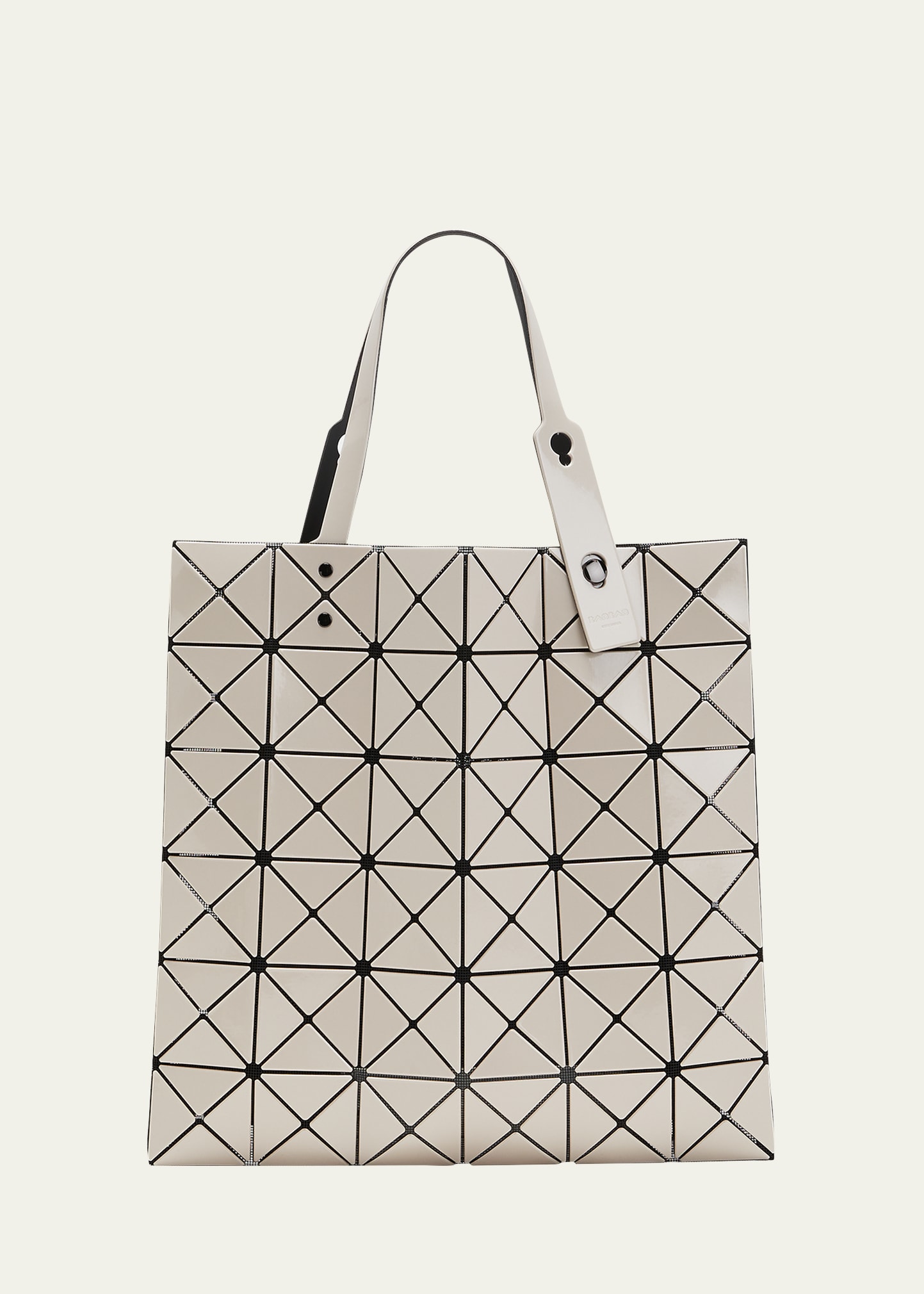 Shop Bao Bao Issey Miyake Lucent Geo Lightweight Collapsible Tote Bag In Beige