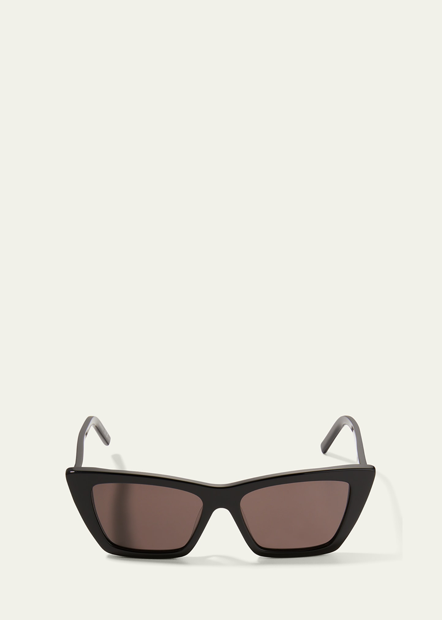 Saint Laurent Cat-eye Acetate Sunglasses In 036 Beige