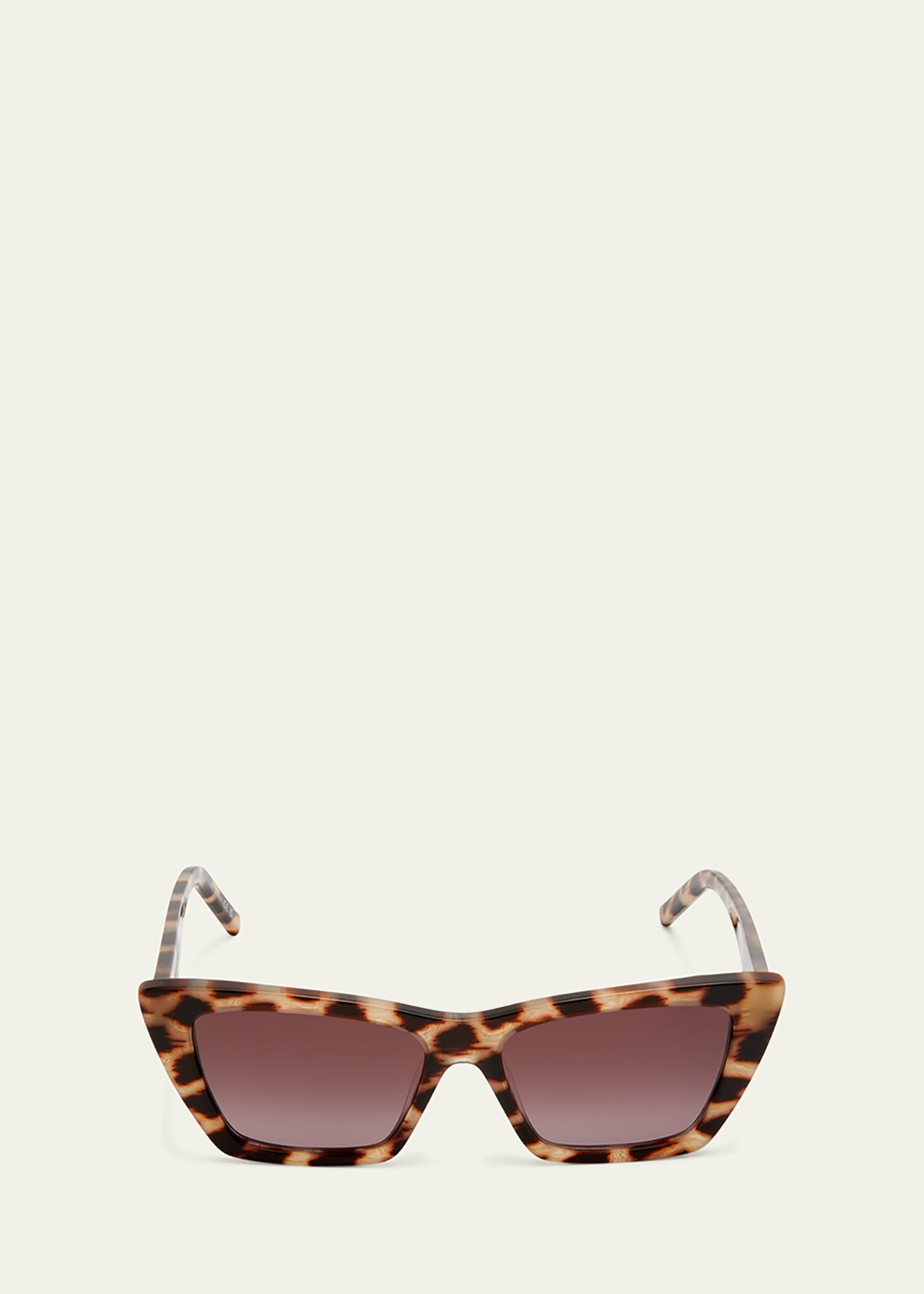 Saint Laurent Women's Feminine Fashion Icons Mica 53mm Cat-eye Sunglasses In Beige