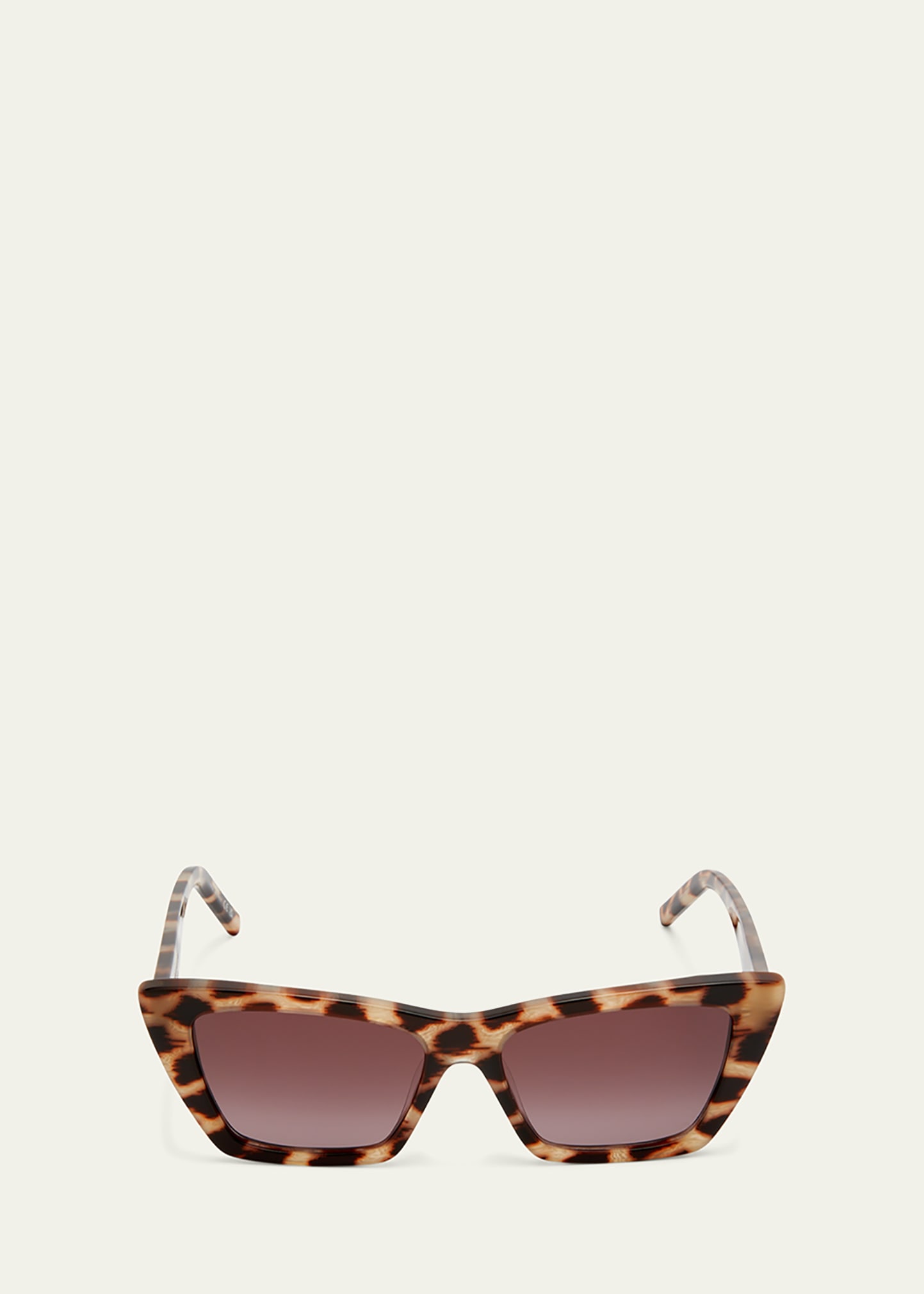 SAINT LAURENT CAT-EYE ACETATE SUNGLASSES