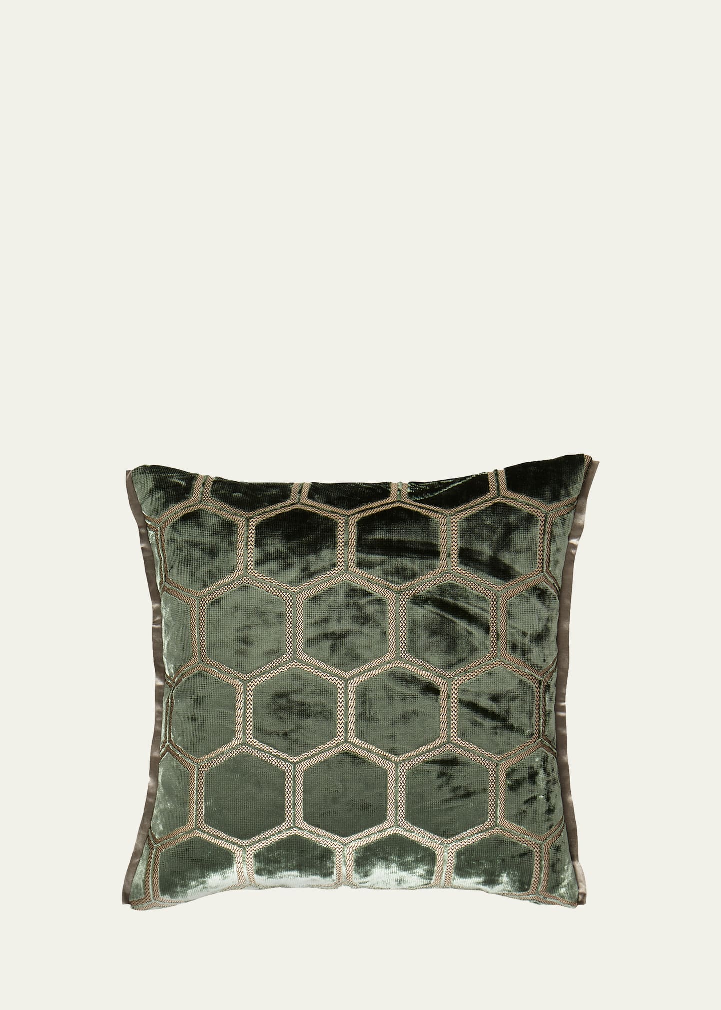 Designers Guild Manipur Azure Pillow In Jade