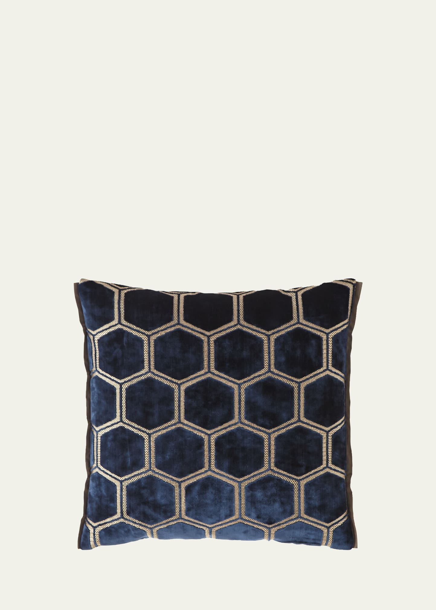 Designers Guild Manipur Azure Pillow In Midnight