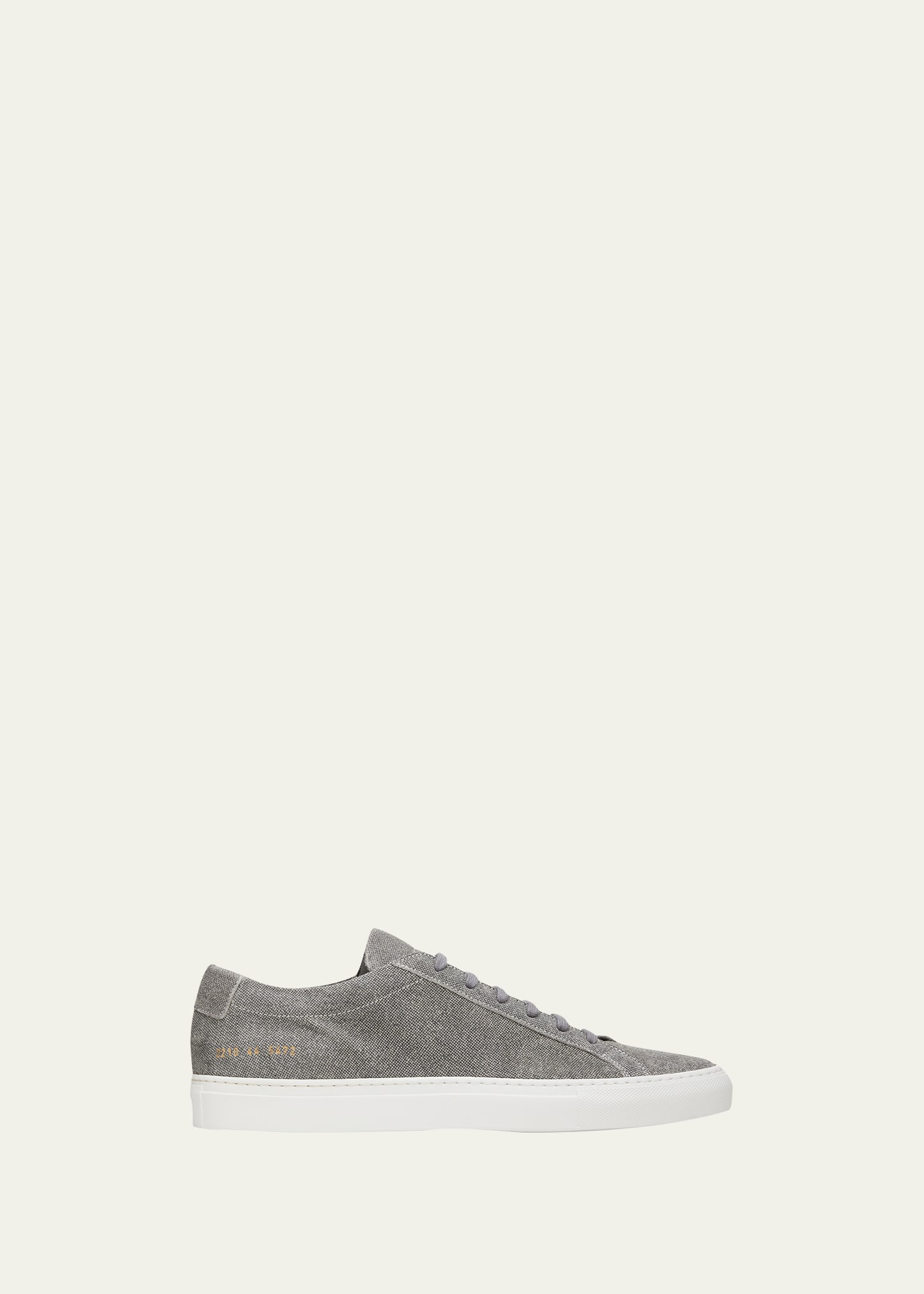 Common Projects Men's Achilles Patterned Suede Low-Top Sneakers