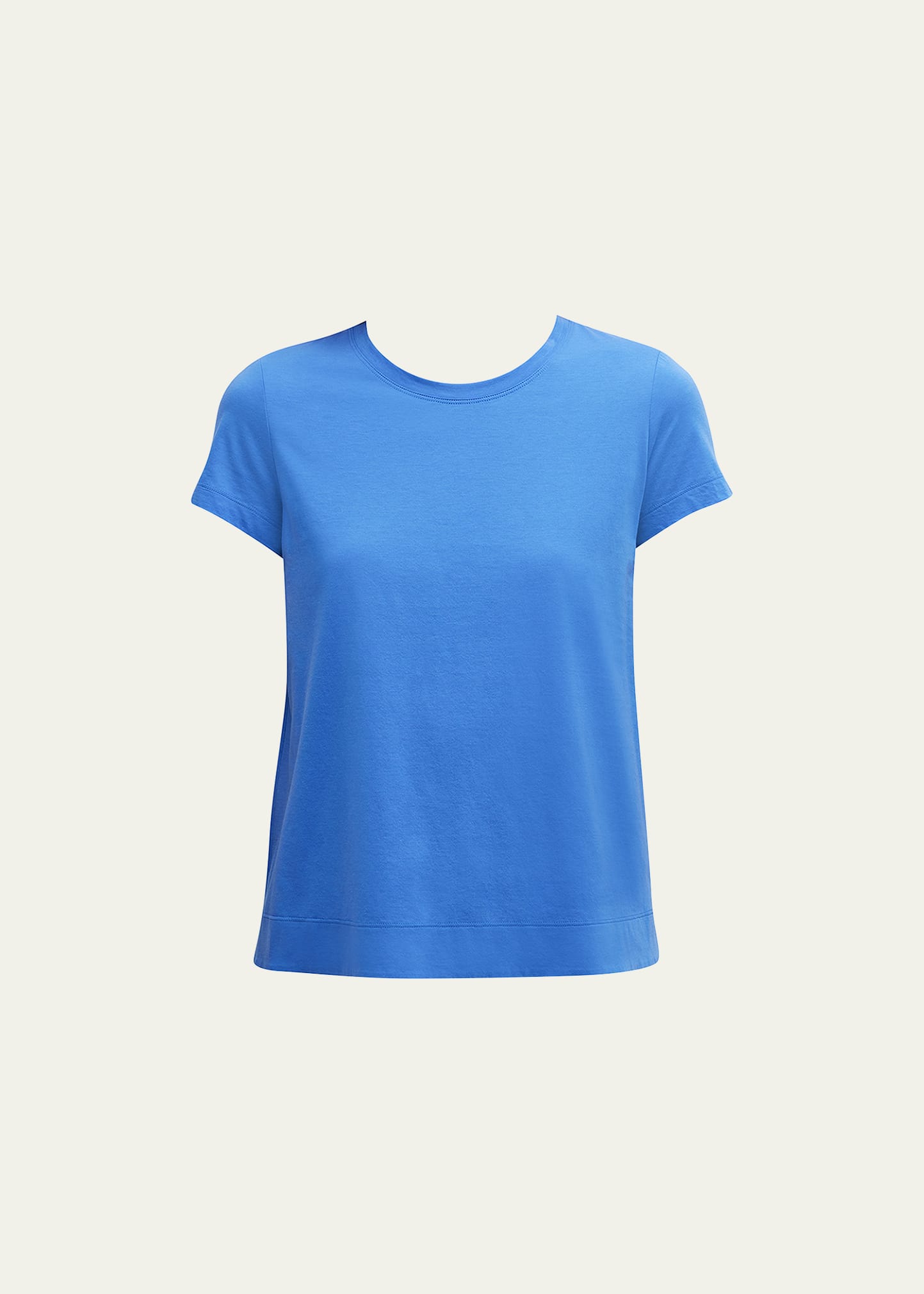 LAFAYETTE 148 MODERN SHORT-SLEEVE COTTON JERSEY TEE