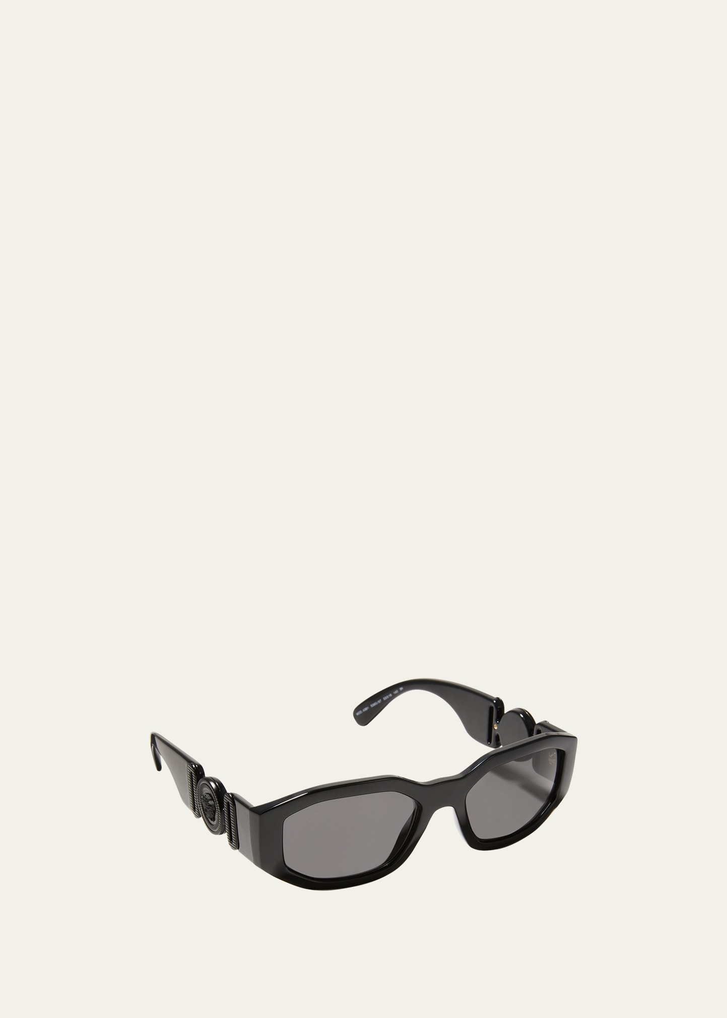 Versace Men's Geometric Propionate Sunglasses In Havana