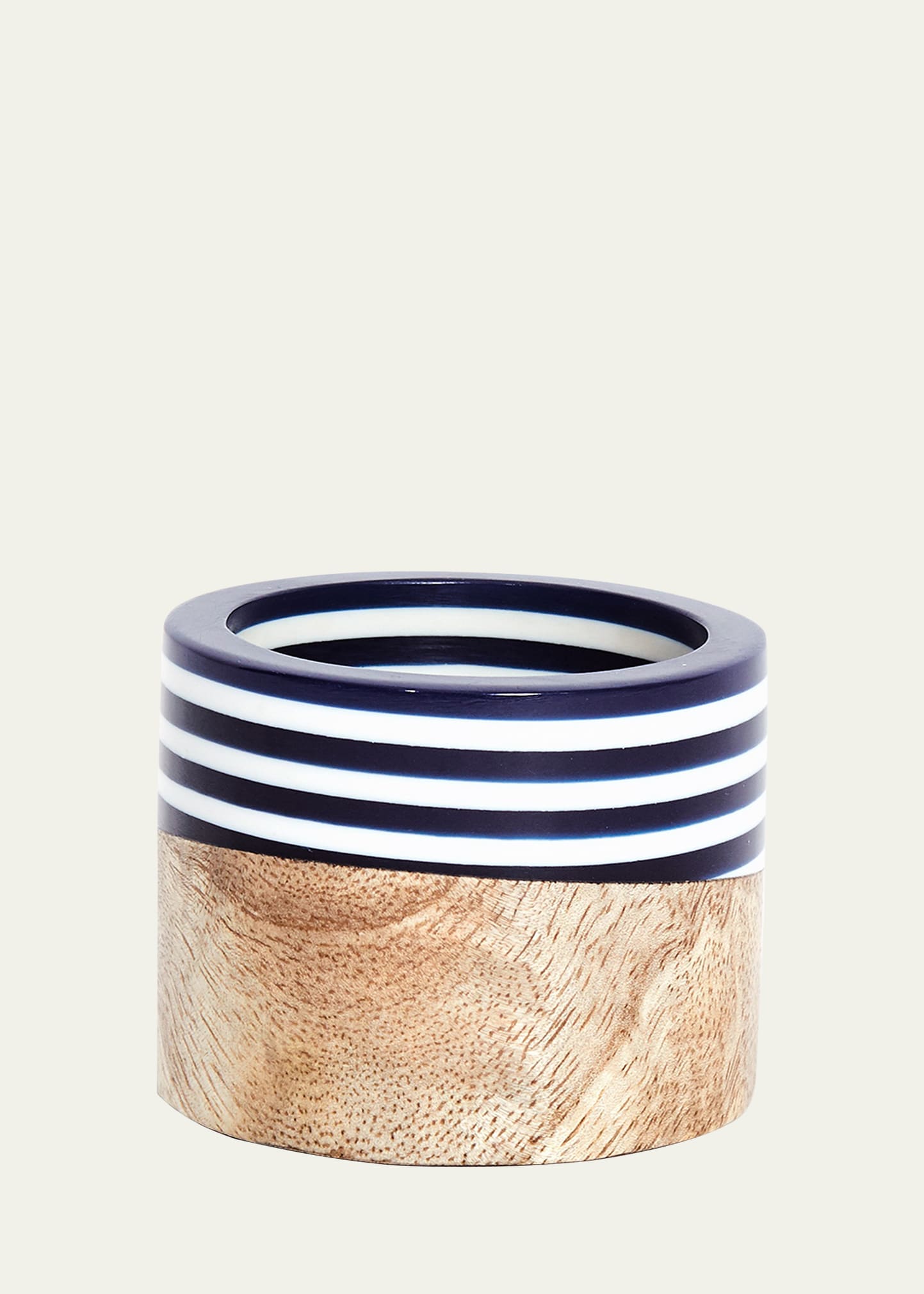 Von Gern Home Resin Wood Napkin Ring In Multi