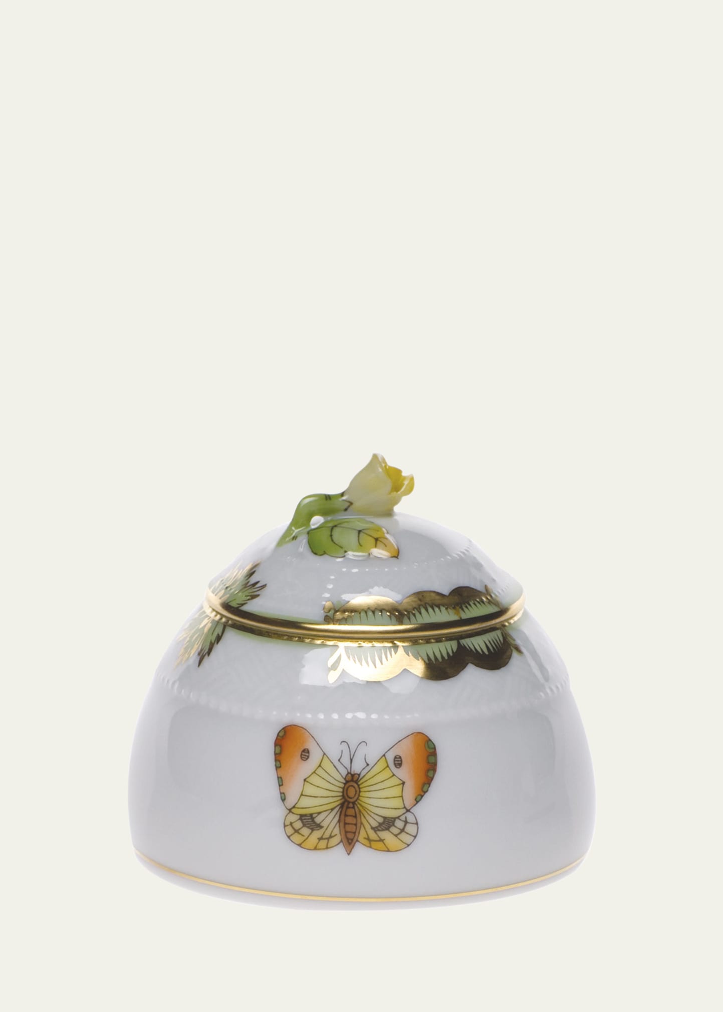 Queen Victoria Honey Pot with Rose Finial