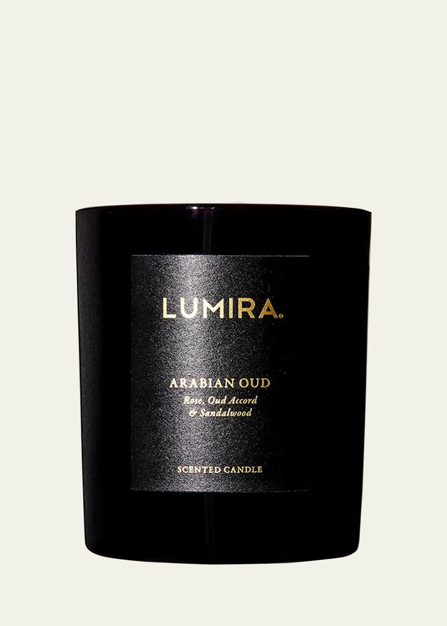 Lumira Arabian Oud Scented Candle, 300g In Black
