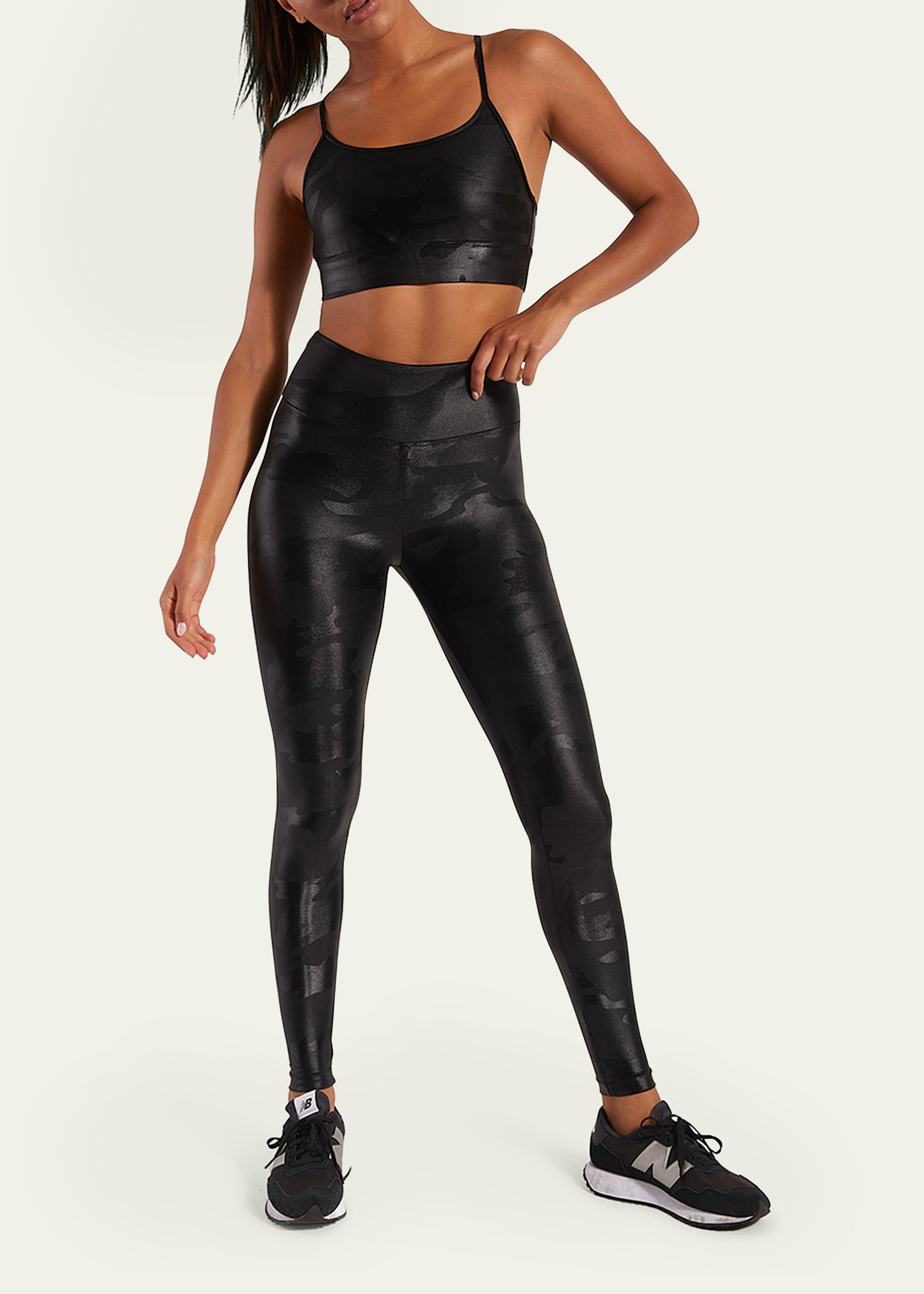 Koral Lustrous Infinity High Rise Legging in Black 