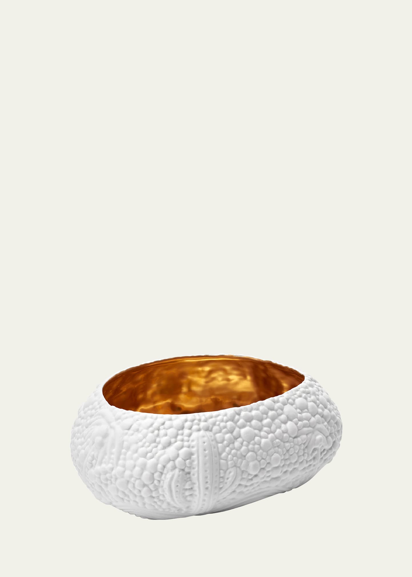 Shop L'objet Haas Mojave Desert Bowl Medium In White/gold