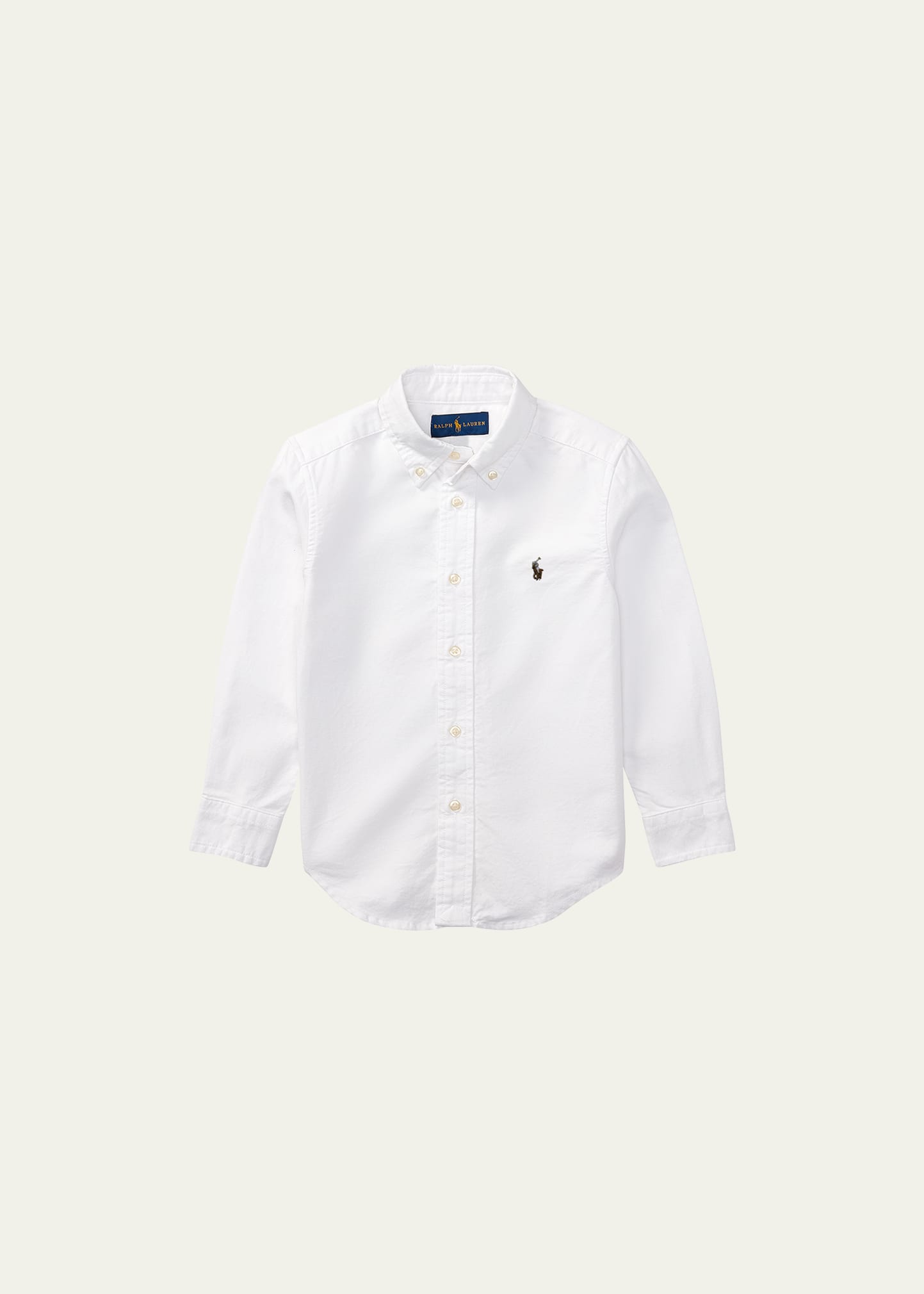 Ralph Lauren Oxford Sport Shirt In White