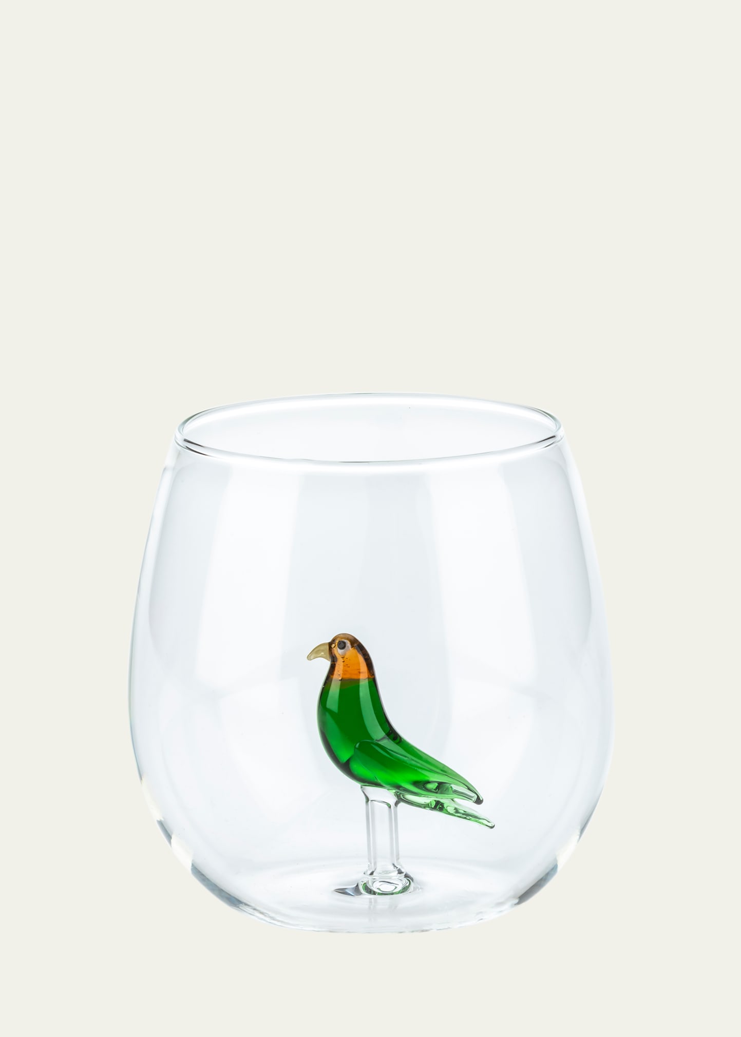 Casarialto Parrot Round Glass In Multi
