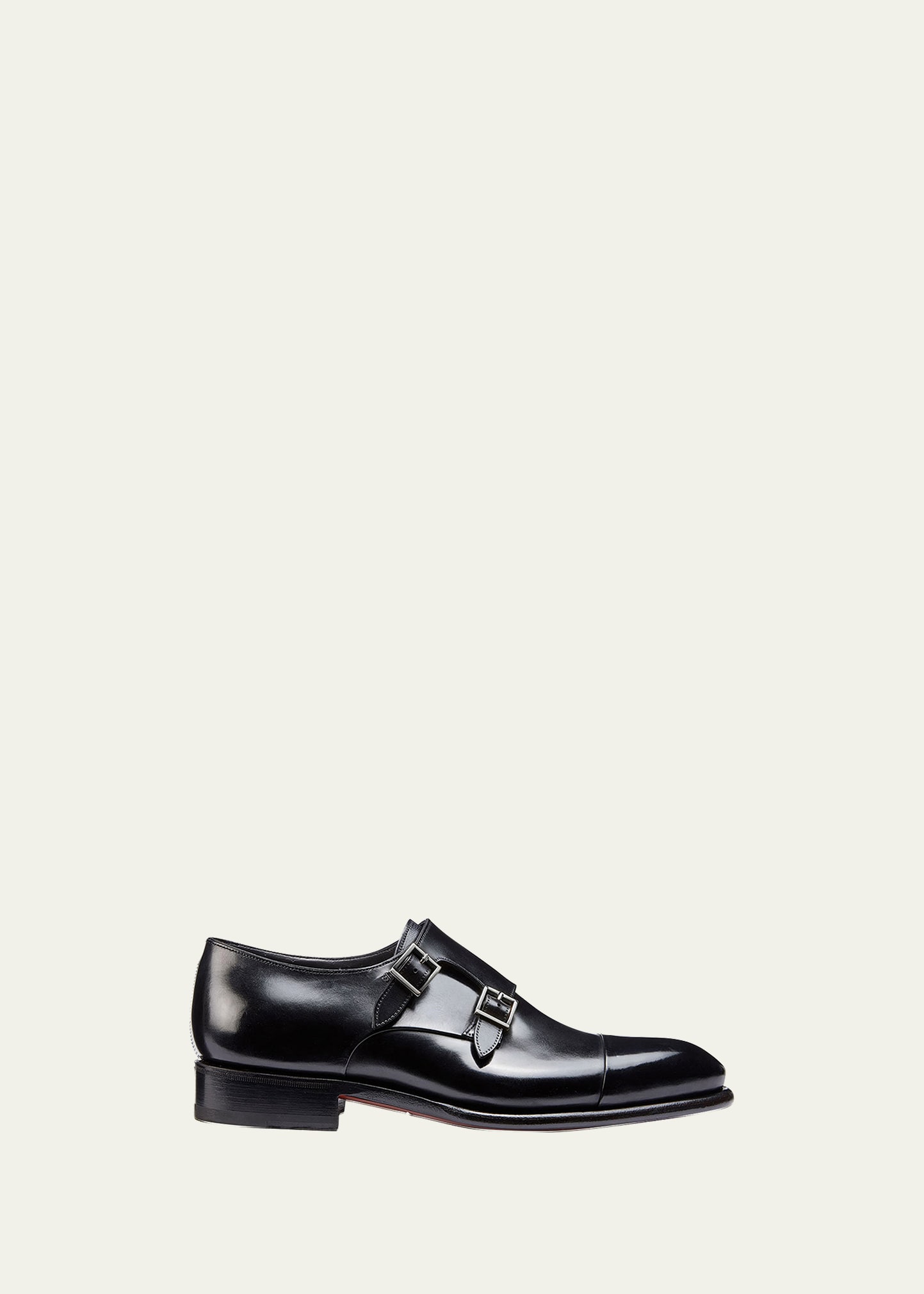 SANTONI MEN'S IRA DOUBLE-MONK LOAFERS