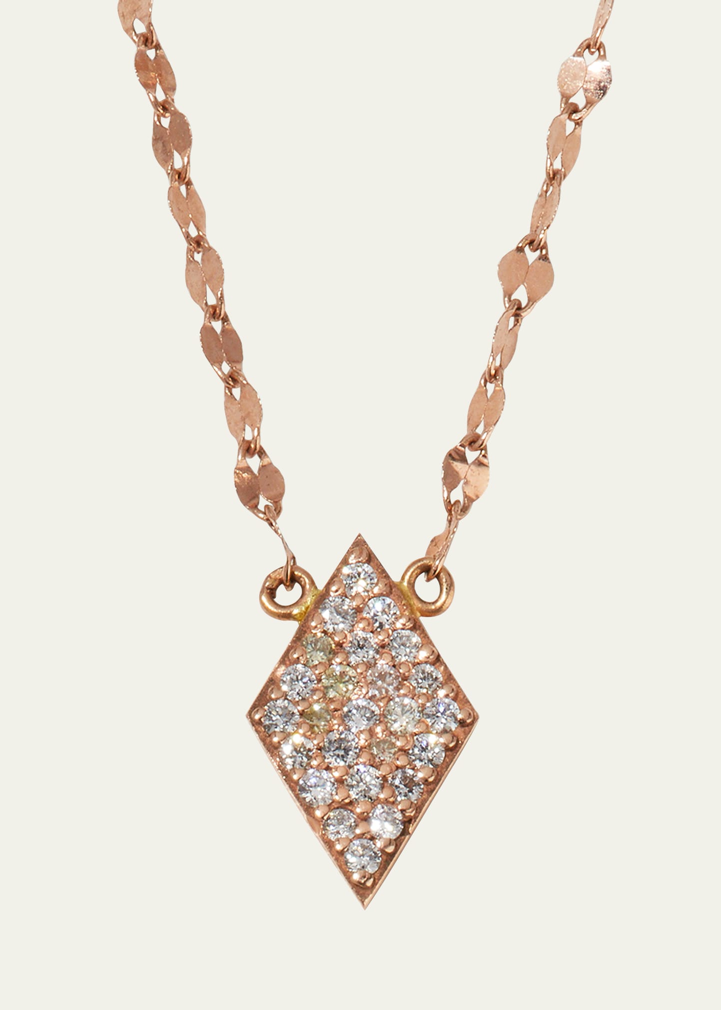 14k Diamond Mini Kite Pendant Necklace