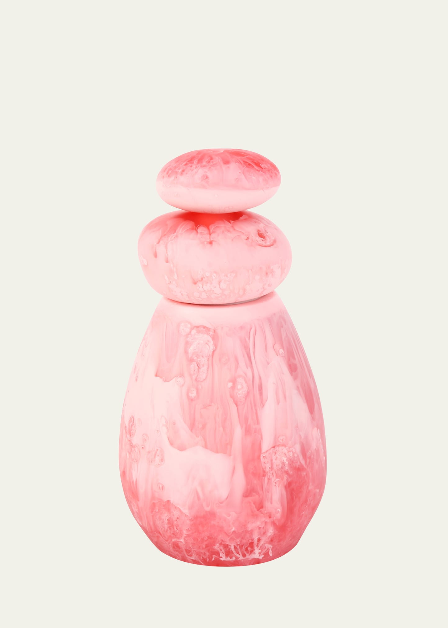 Dinosaur Designs Boulder Salt Grinder In Pink