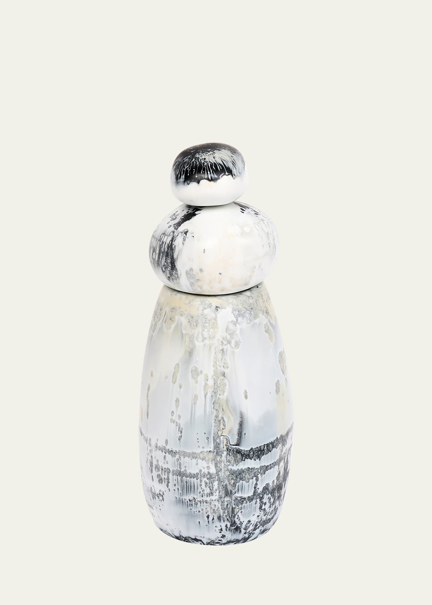 Shop Dinosaur Designs Boulder Pepper Grinder In White Pattern