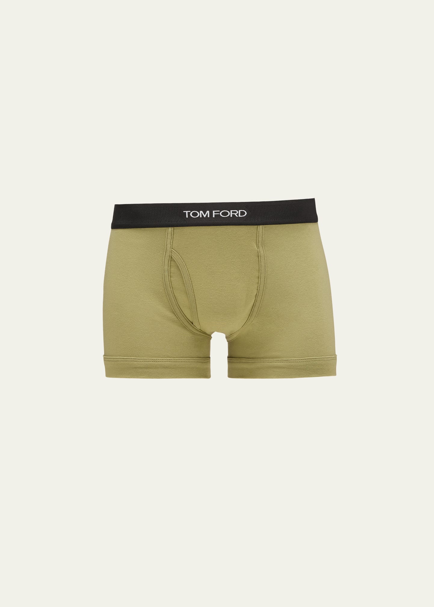 Tom Ford Logo-trim Boxer Briefs In Matcha