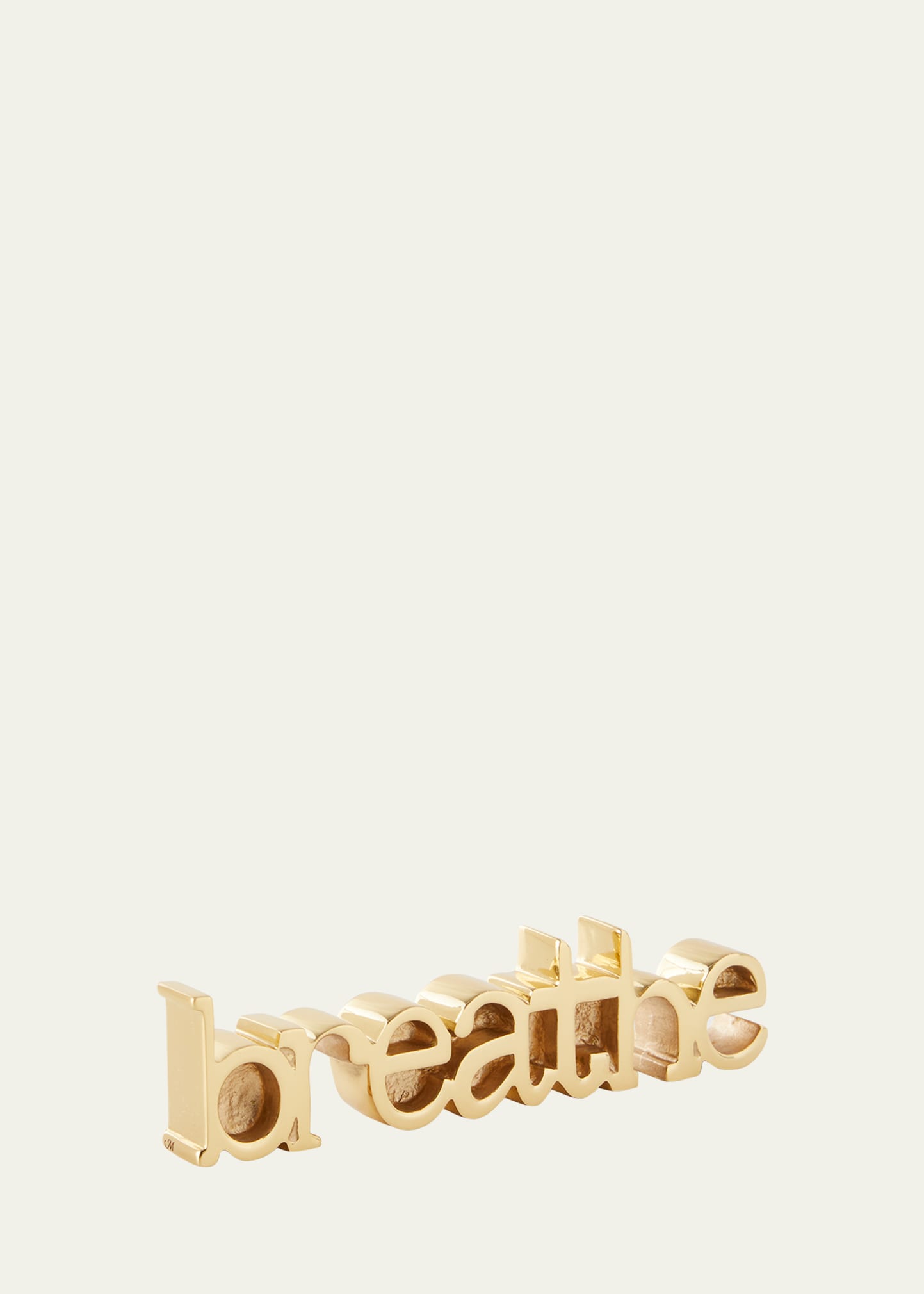 Monica Rich Kosann Breathe Brass Table Charm In Multi