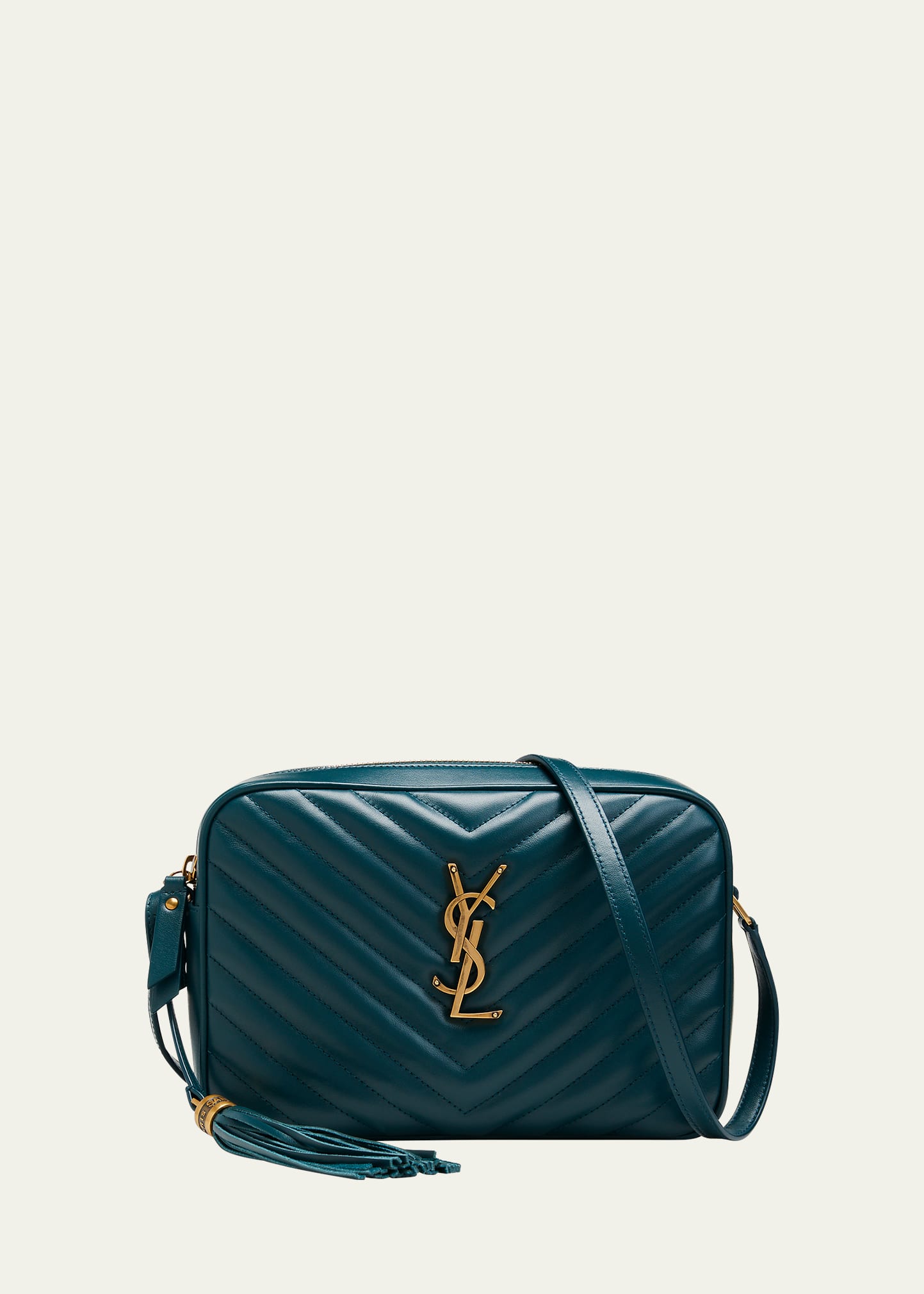 SAINT LAURENT LOU MEDIUM CAMERA MONOGRAM YSL CALF CROSSBODY BAG