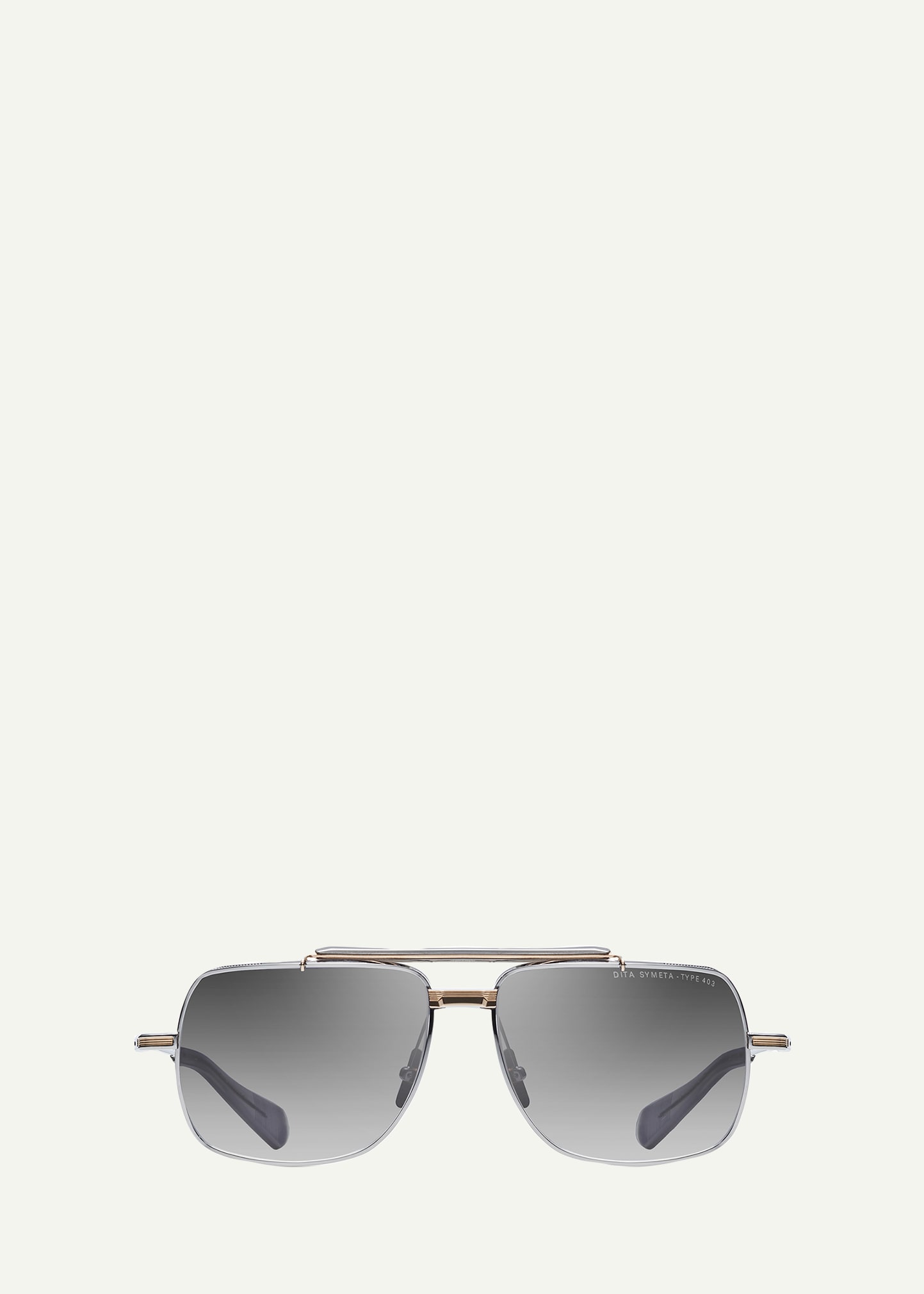 Shop Dita Men's Symeta Type 403 Square Sunglasses In Black