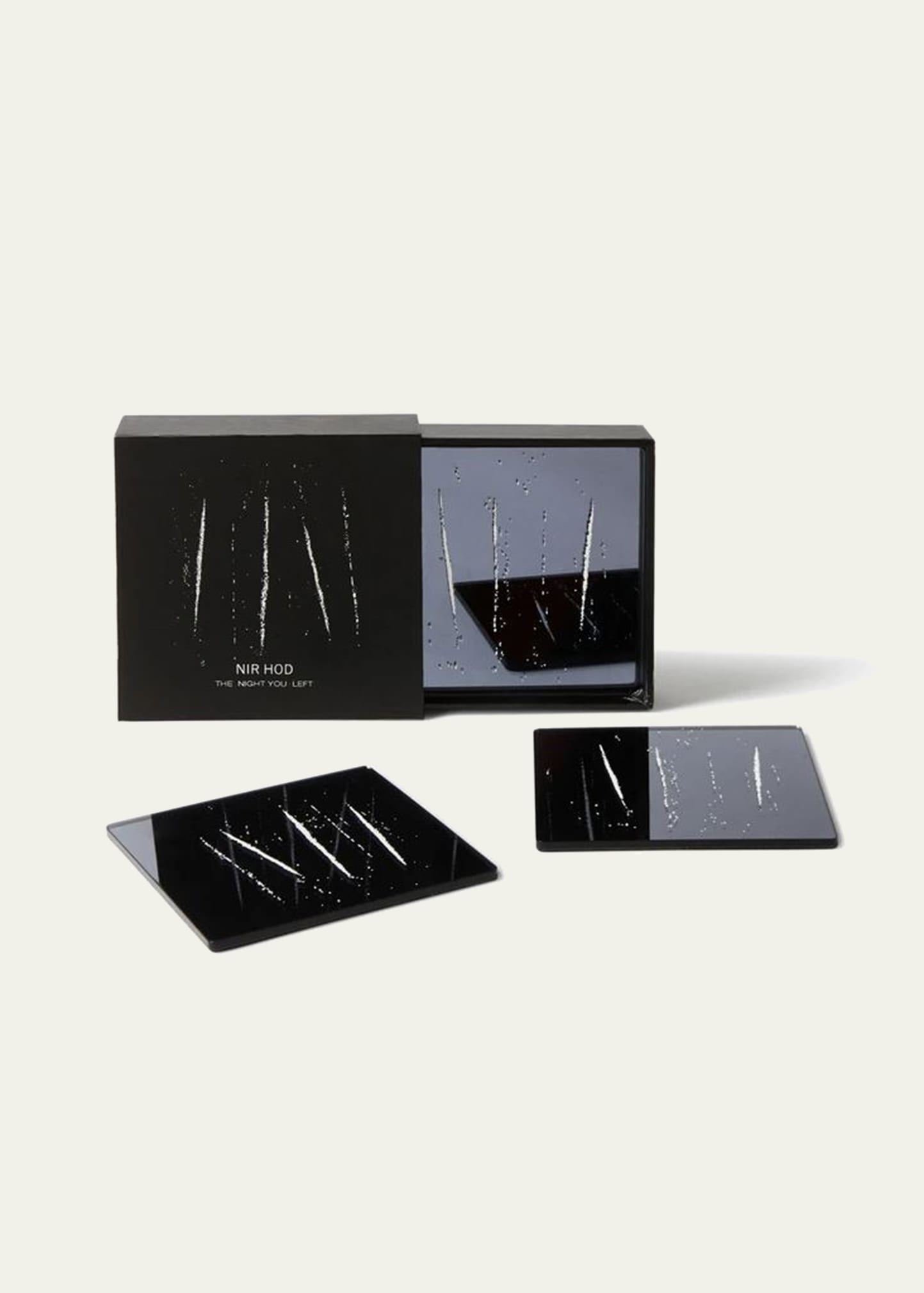 Prospect Coasters For Noir, Set Of 4 In Black