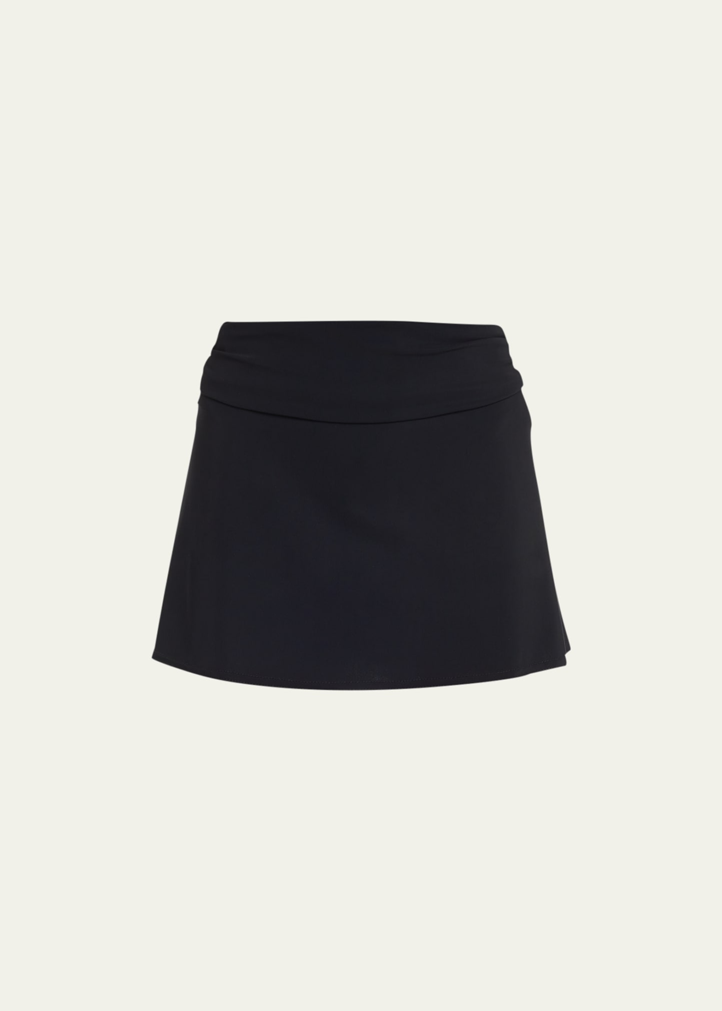 Karla Colletto Banded Multi-purpose Mini Skirt In Navy