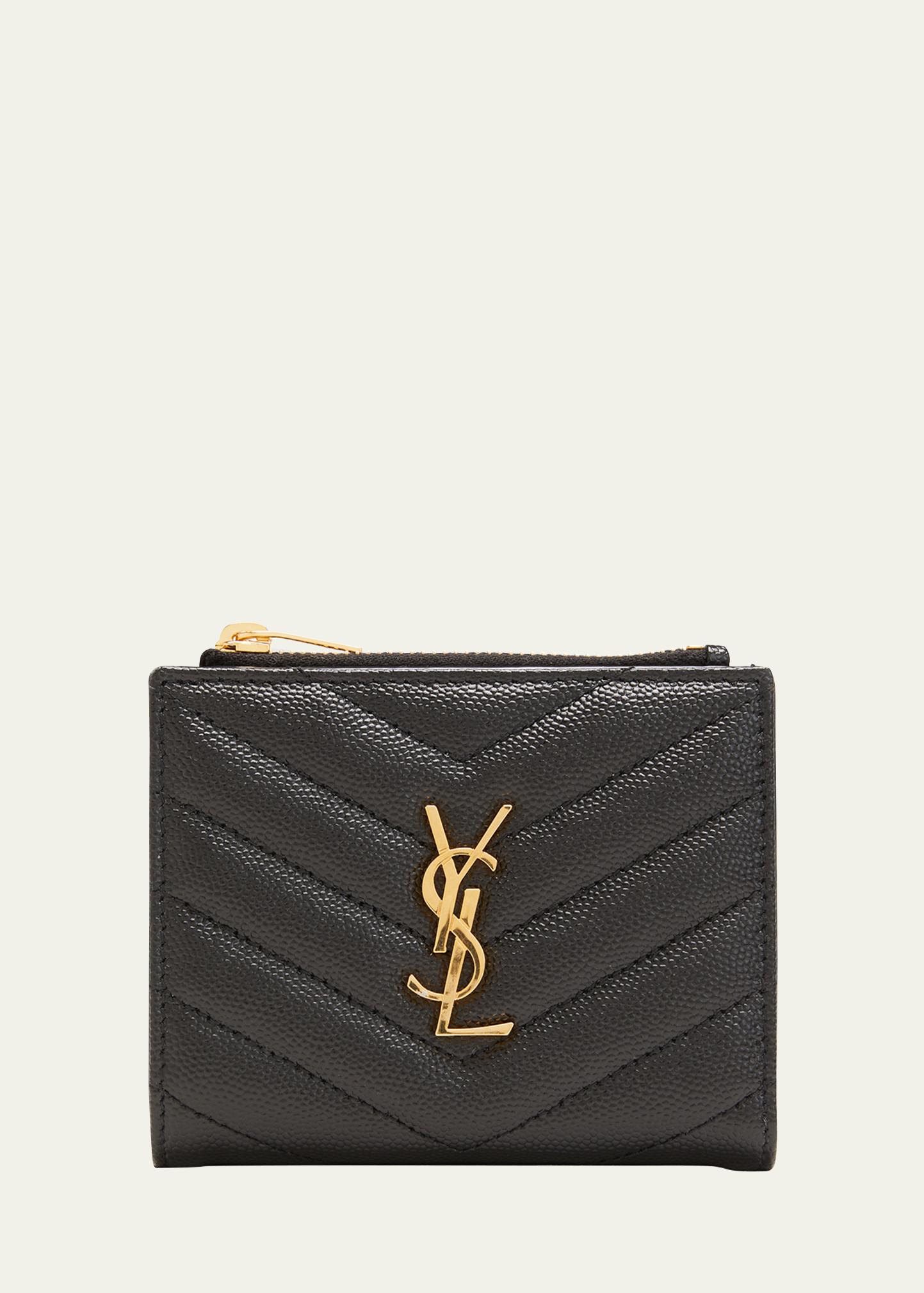 Monogram Quilted Grain Wallet