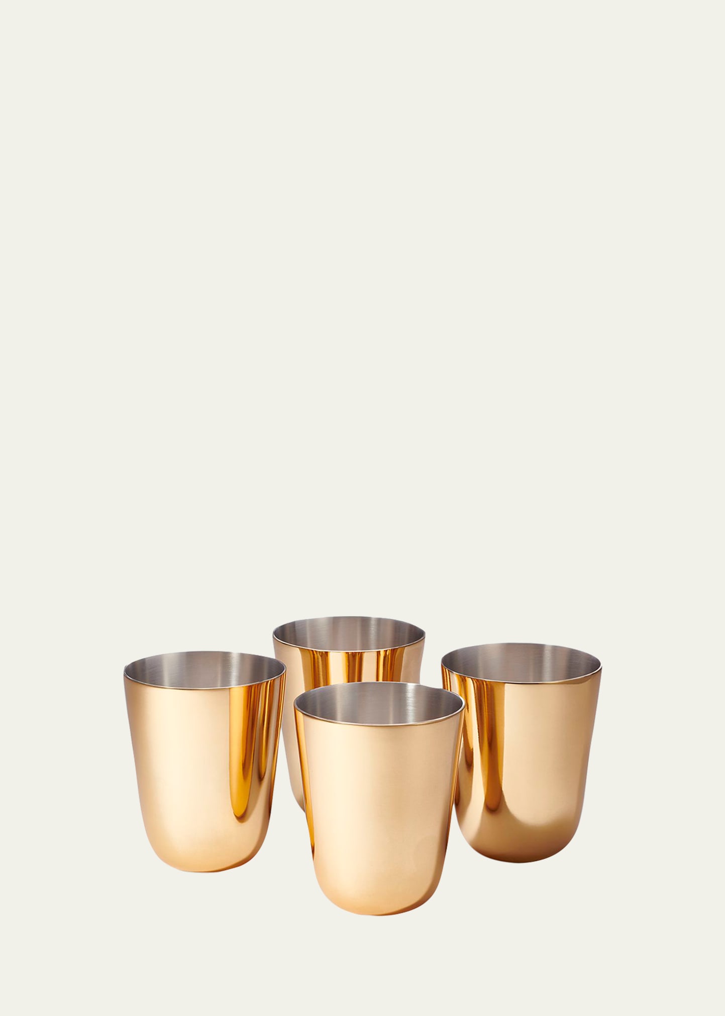 Aerin Fausto Julep Cups, Set Of 4 In Gold