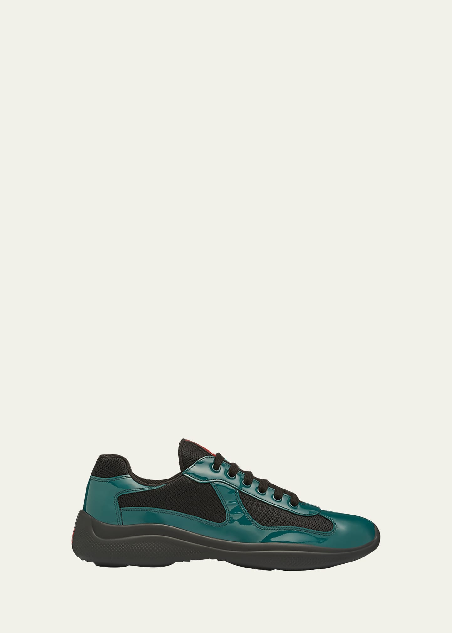 Prada patent outlet sneakers