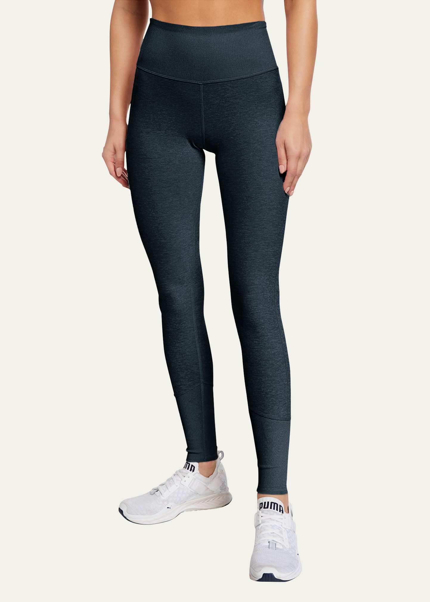 High-Waist Alosoft Lounge Legging - Athletic Heather Grey