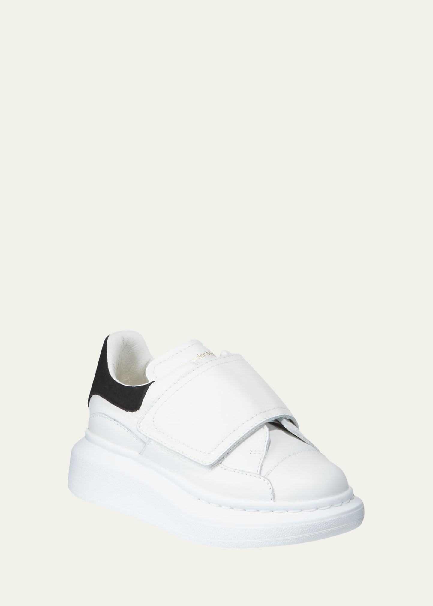 Alexander McQueen Kids Classic touch-strap Sneakers - White