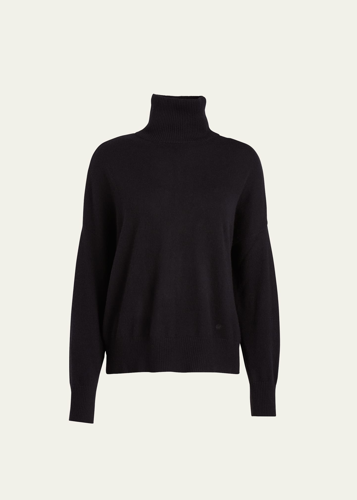 Loulou Studio Cashmere Drop-Shoulder Turtleneck Sweater