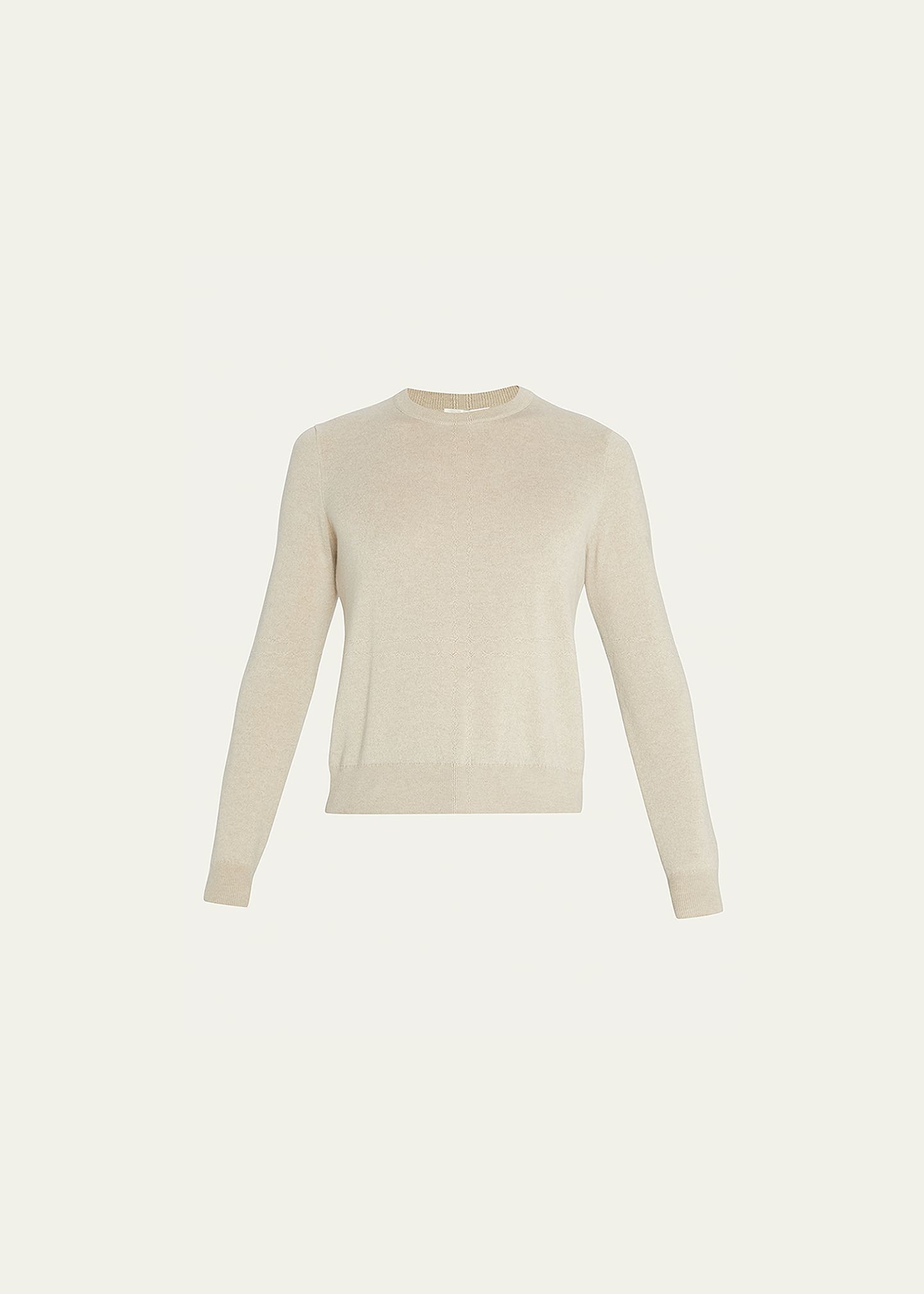 The Row Benji Cashmere Sweater In Limestone