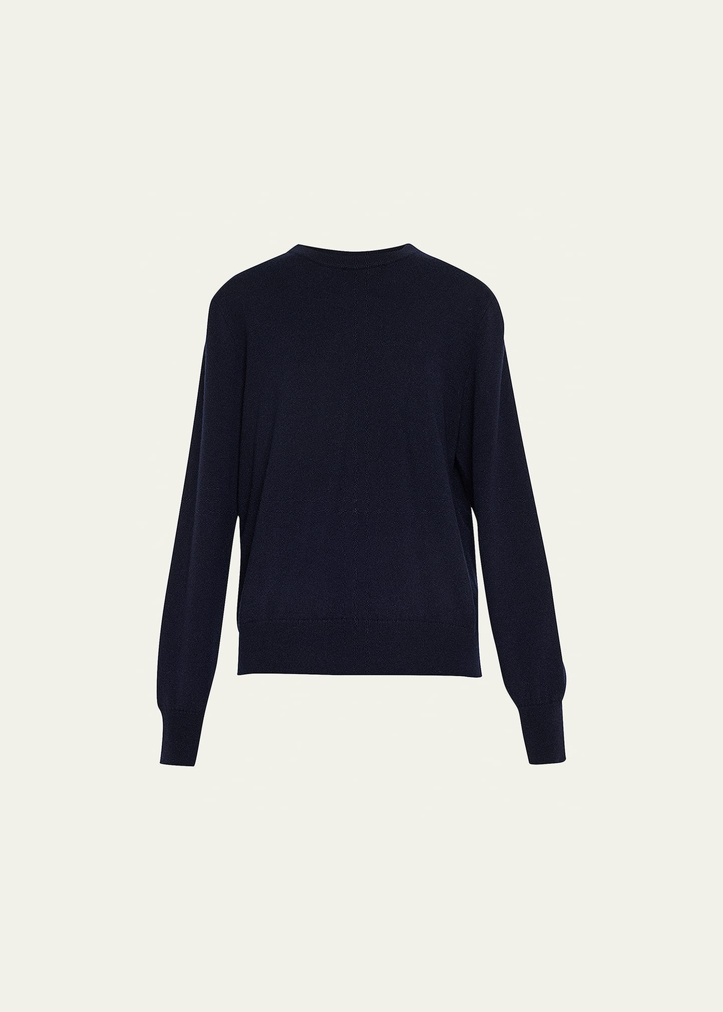 The Row Men's Benji Crewneck Cashmere Sweater In Dark Navy