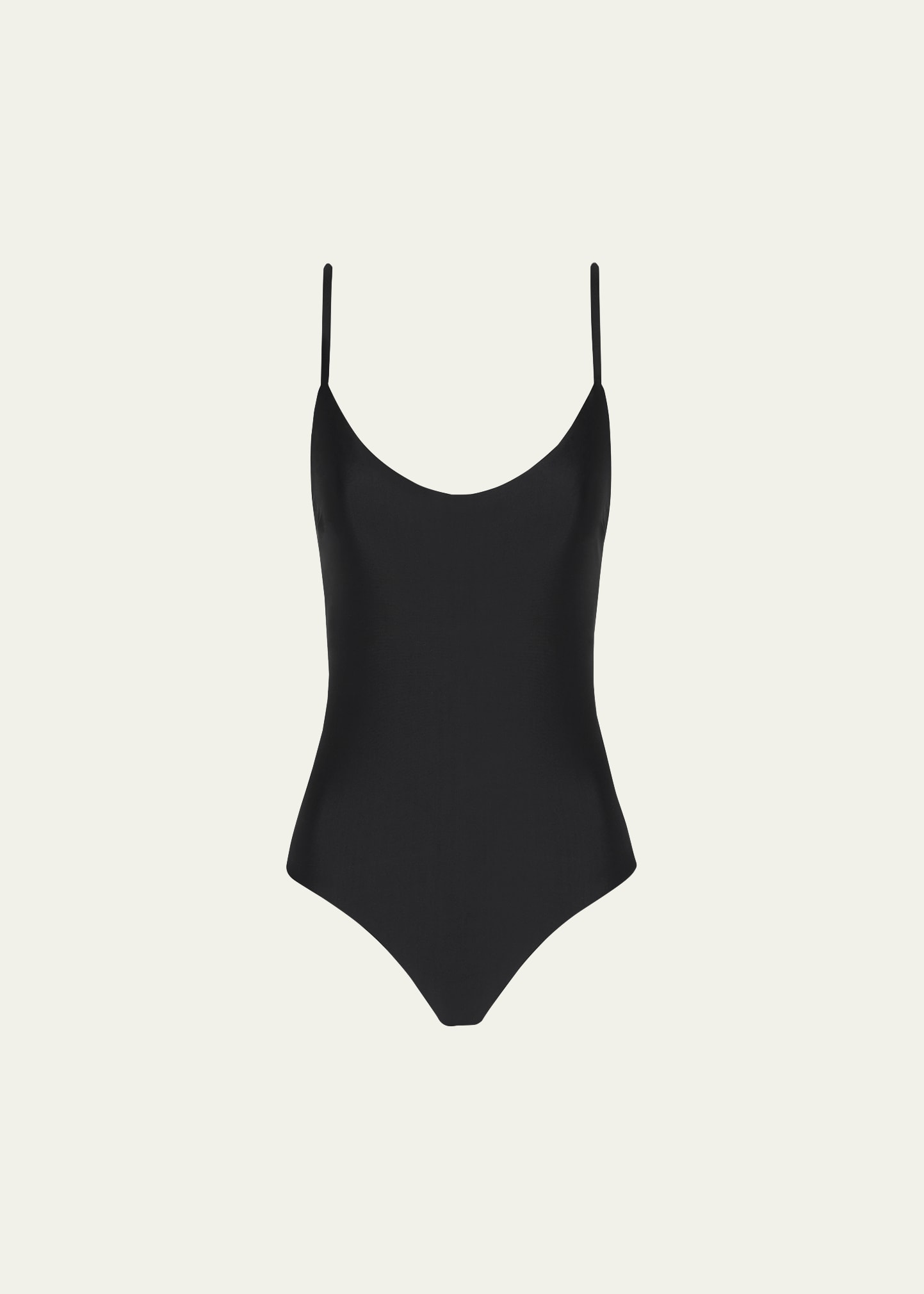 Shop Matteau Scoop Maillot In Black