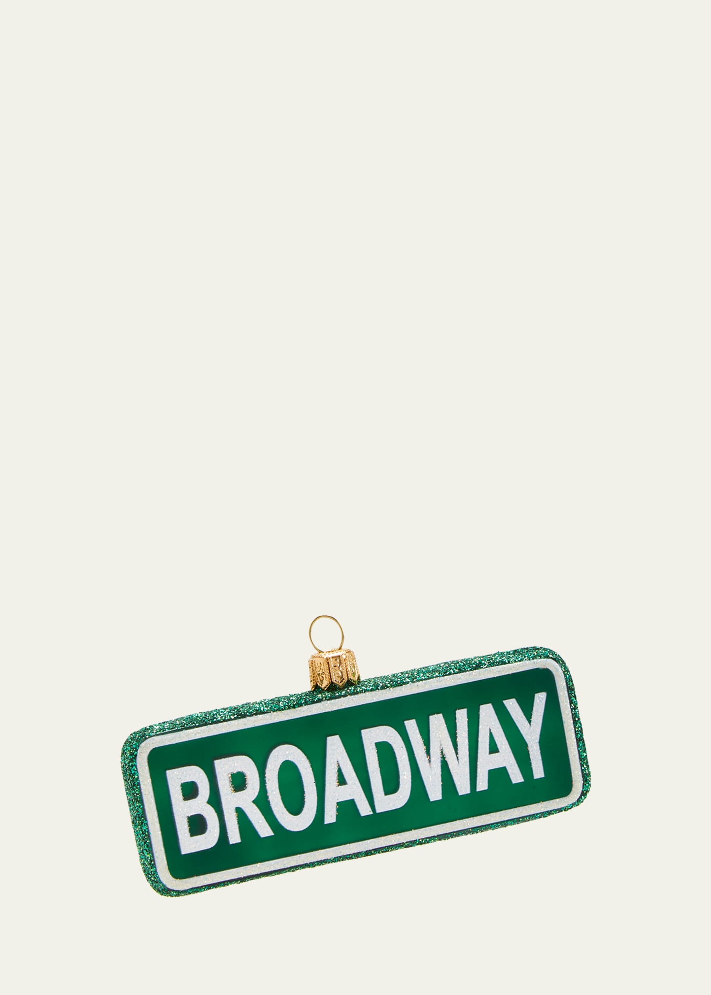 Bergdorf Goodman Broadway Sign Christmas Ornament In Multi