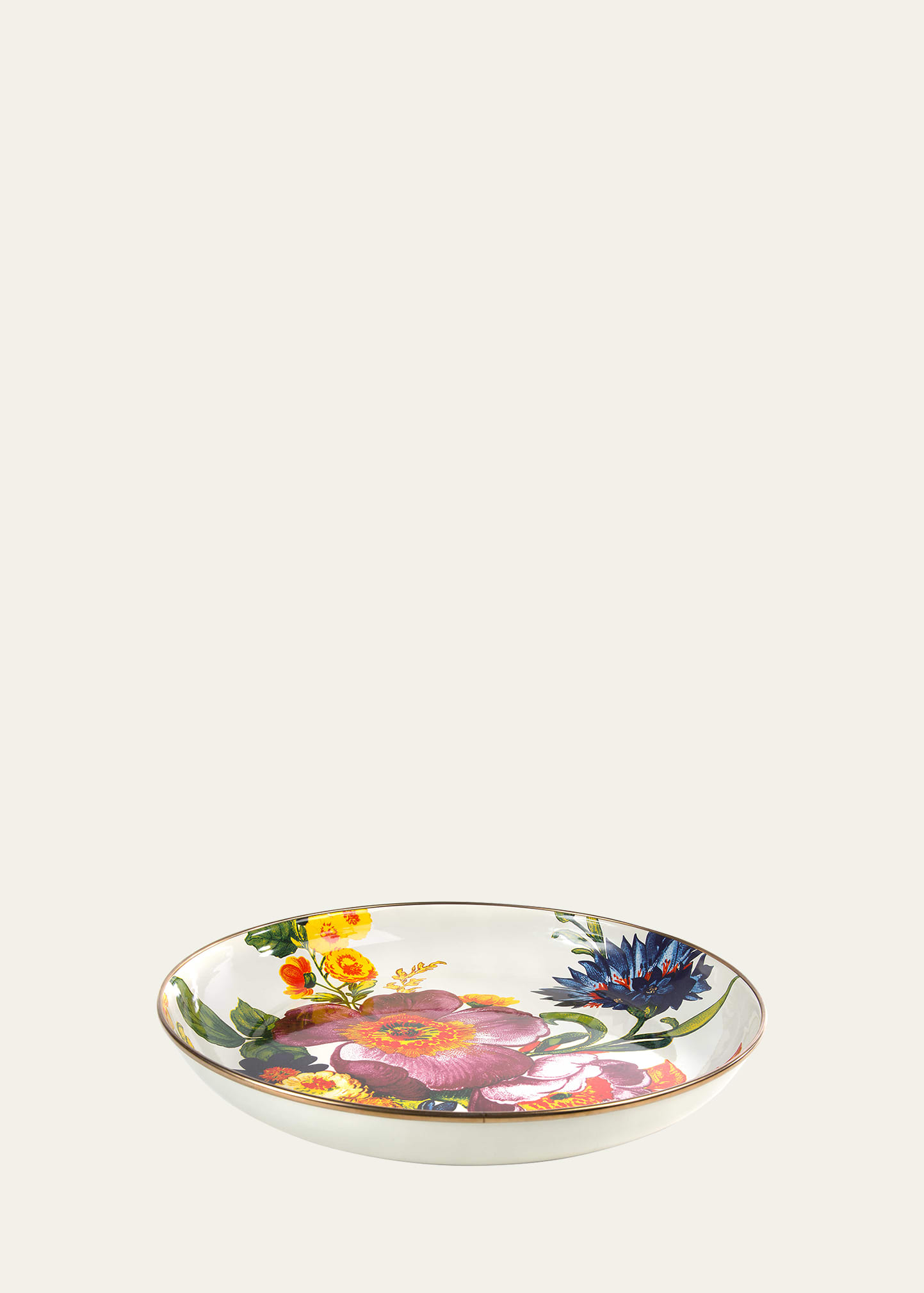 Flower Market Abundant Bowl, White