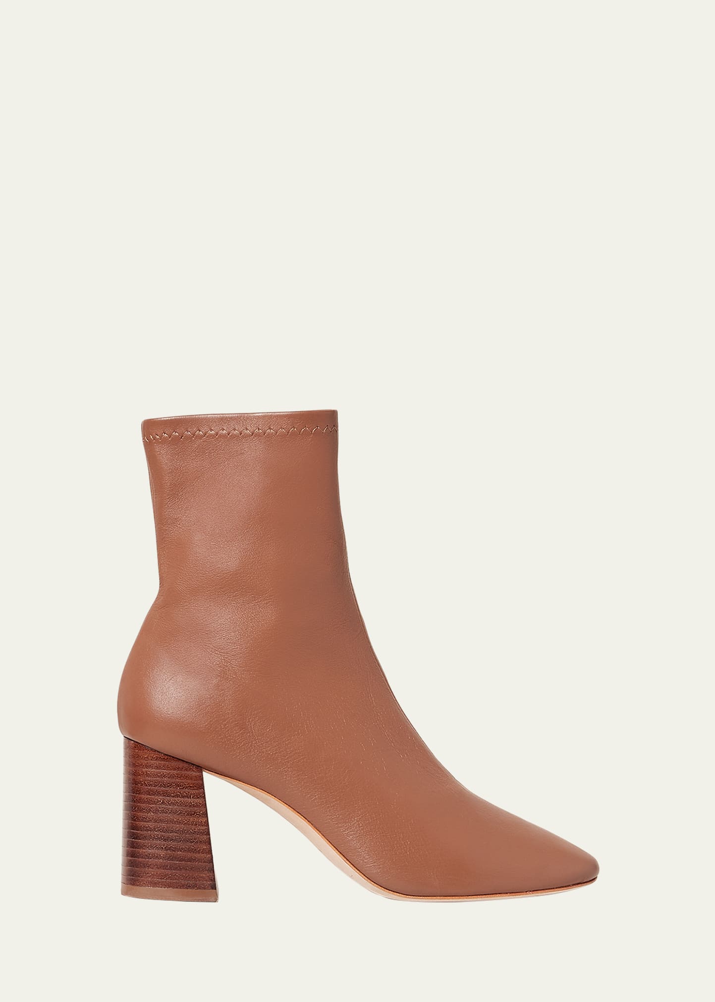 Elise Napa 75mm Slim Ankle Booties