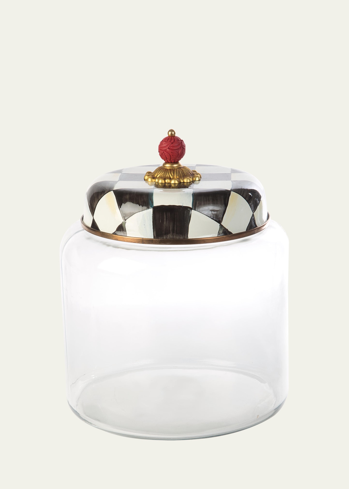 Courtly Check Mini Enamel Canister
