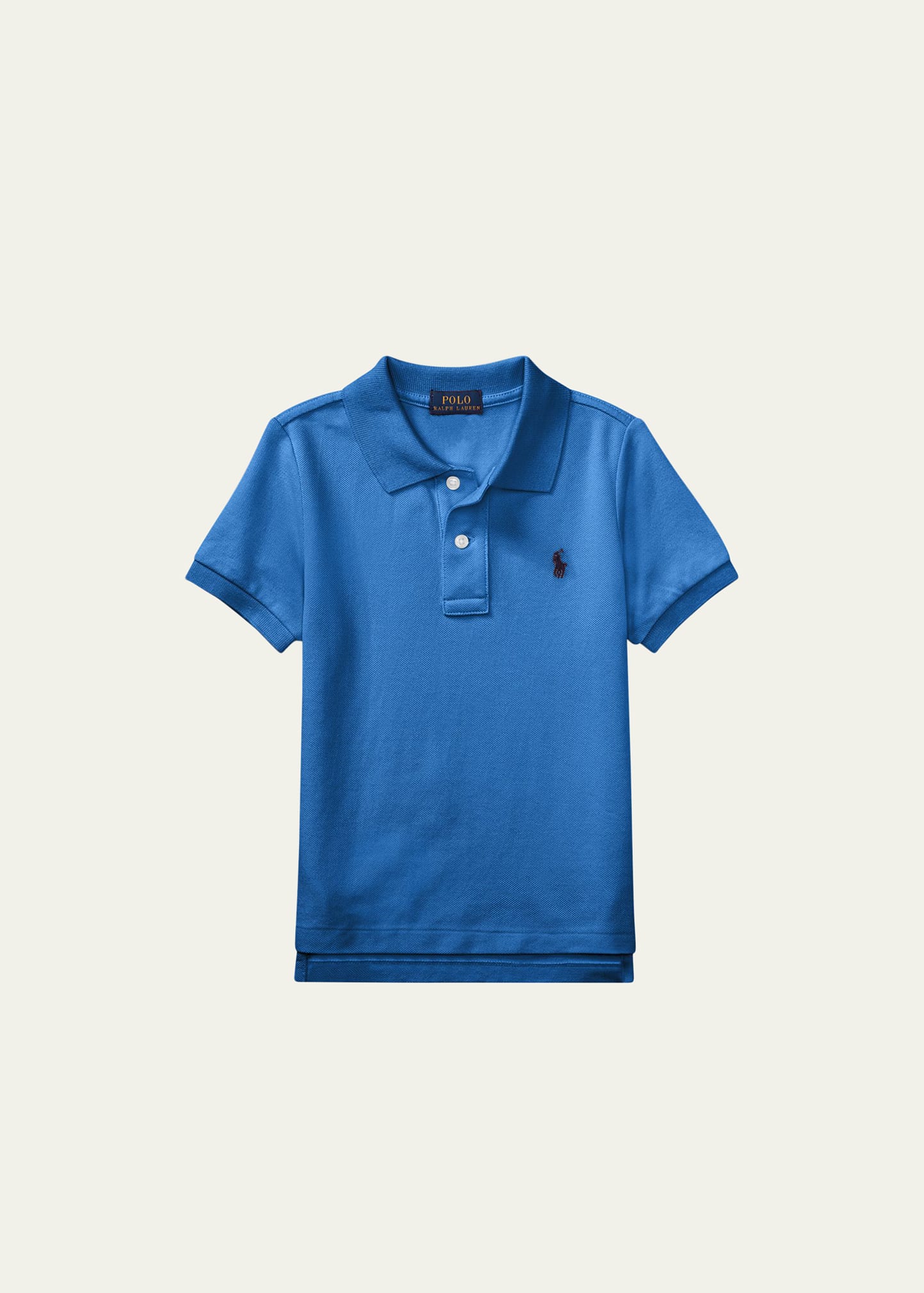 Short-Sleeve Logo Embroidery Polo Shirt, Size 2-7