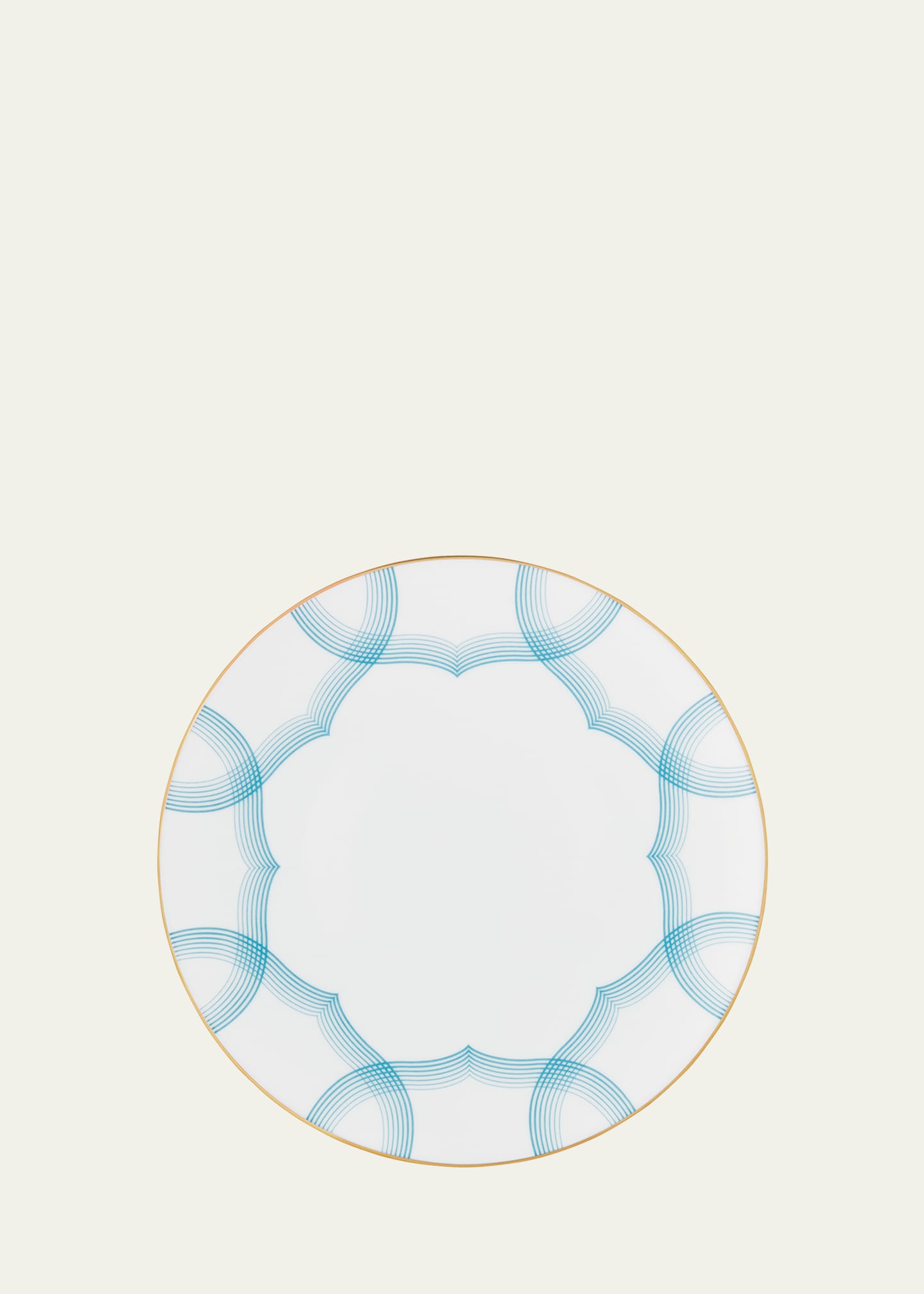 Raynaud Aura Dessert Plate #1 In Light Blue