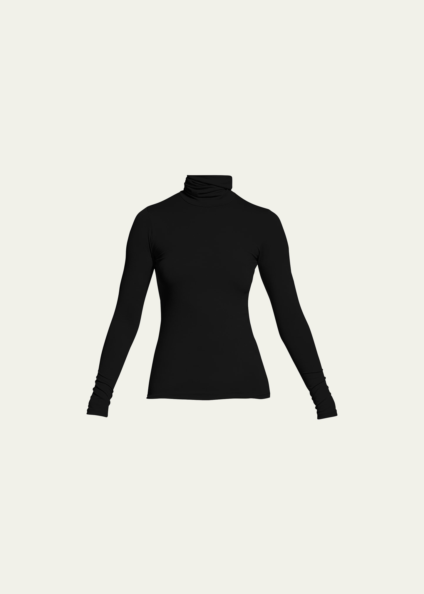 Majestic Filatures Turtleneck Viscose Jersey Sweater | Smart Closet