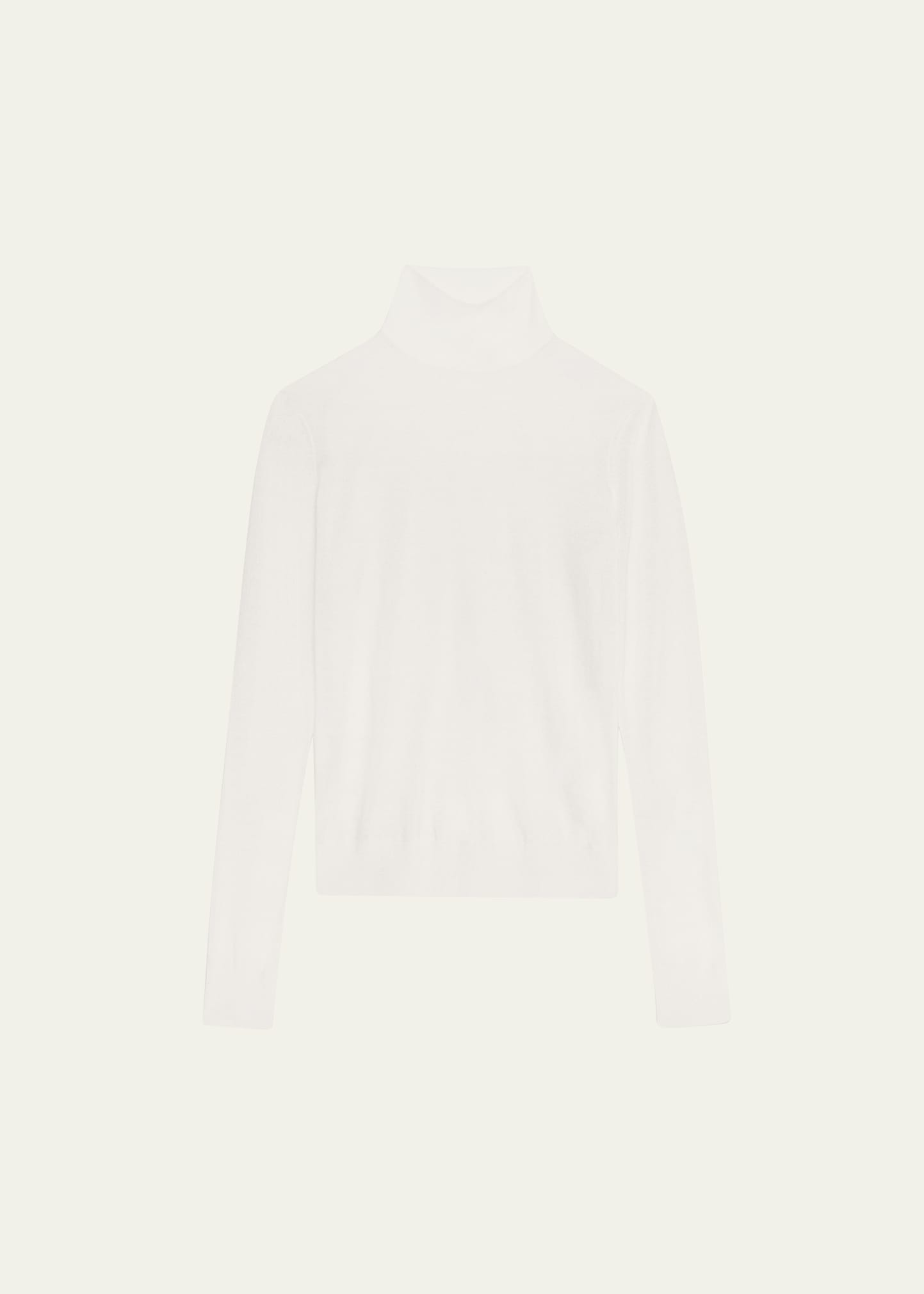 Theory Regal Wool Turtleneck Sweater In New Ivory