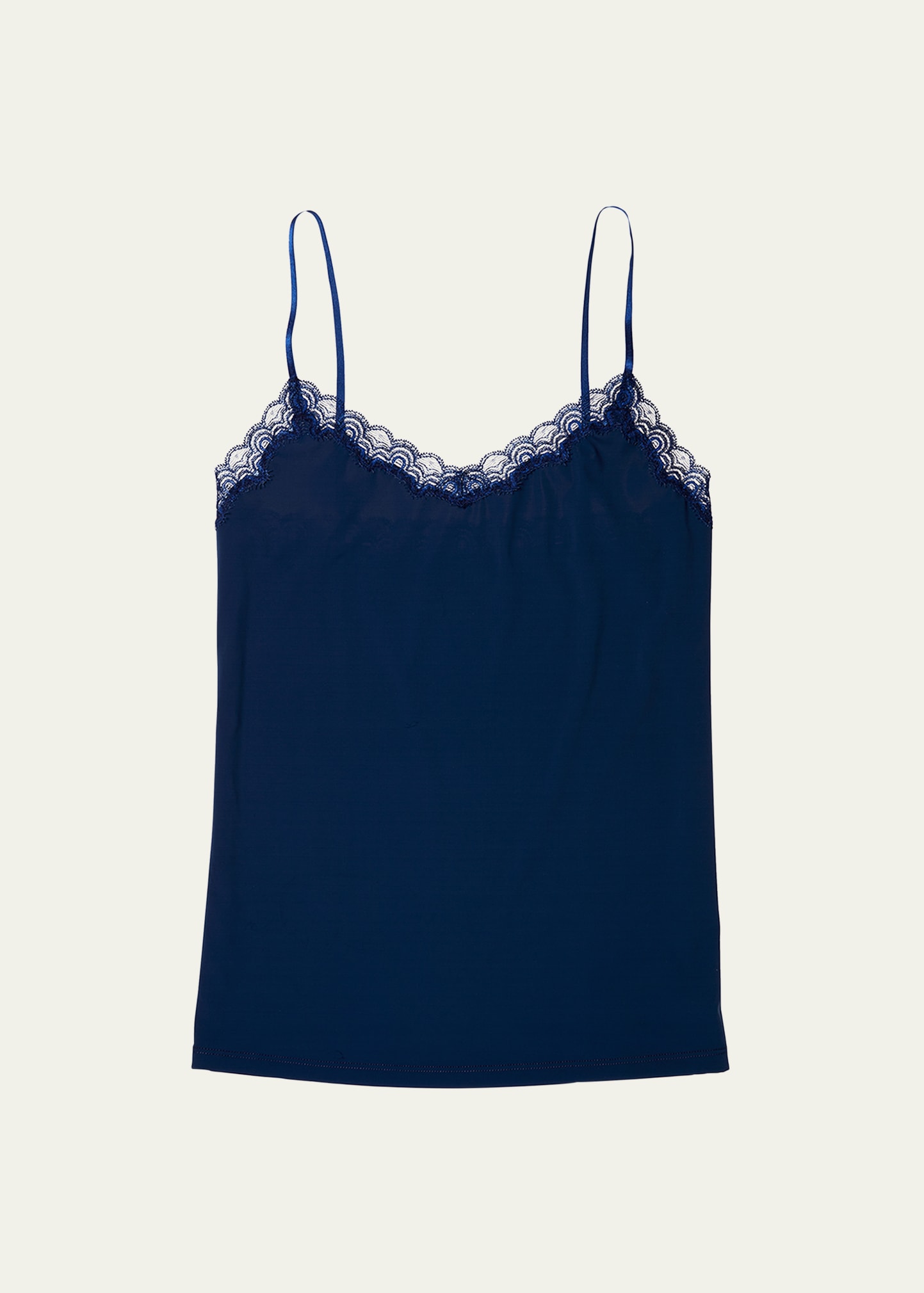 Uwila Warrior Happy Seams Lace Trim Camisole In Dress Blue