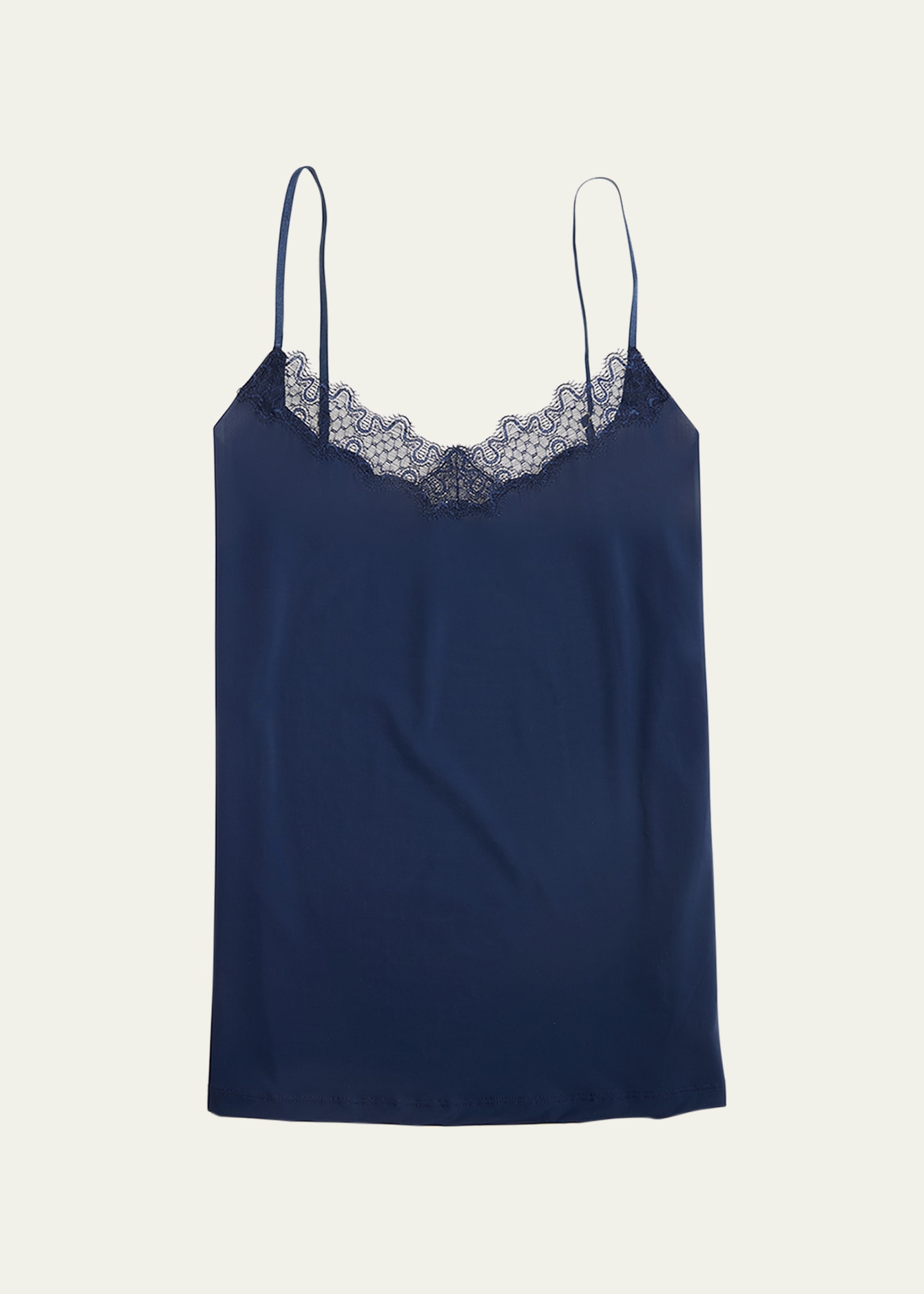 Uwila Warrior Happy Seams Lace-trim Camisole In Dress Blue