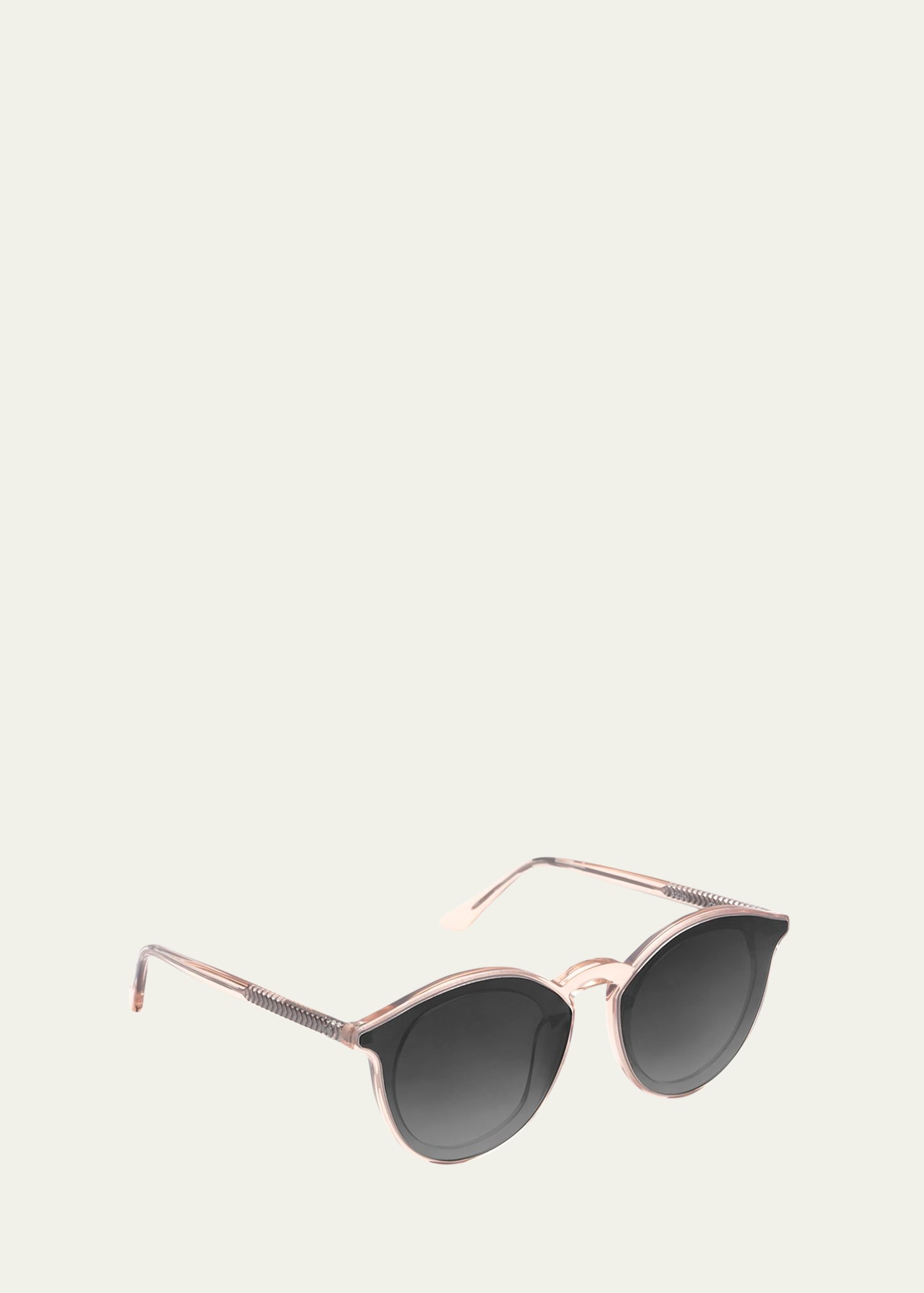KREWE Collins Nylon Round Gradient Sunglasses