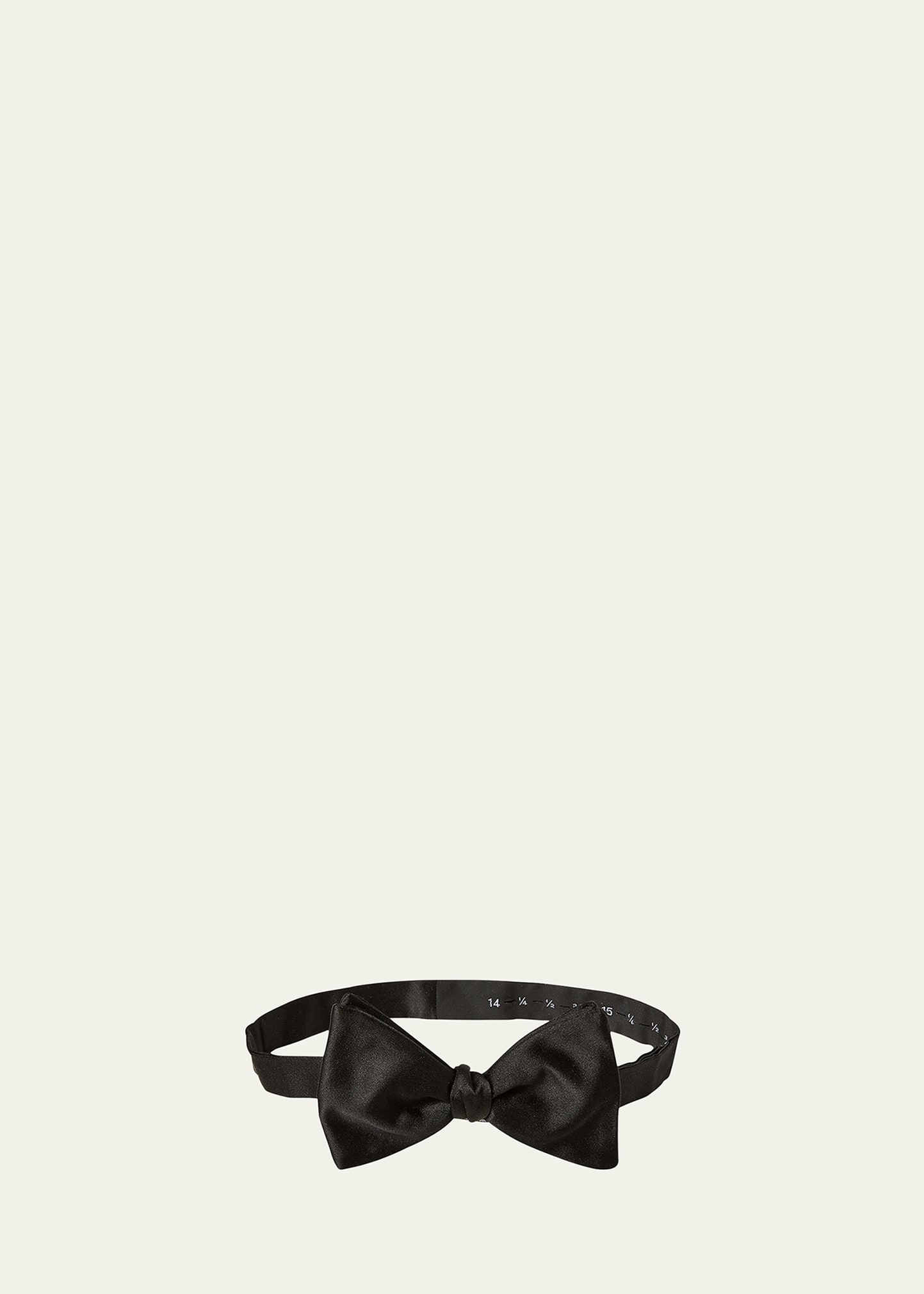 Ralph Lauren Men's Pre-tied Silk Bow Tie In Black