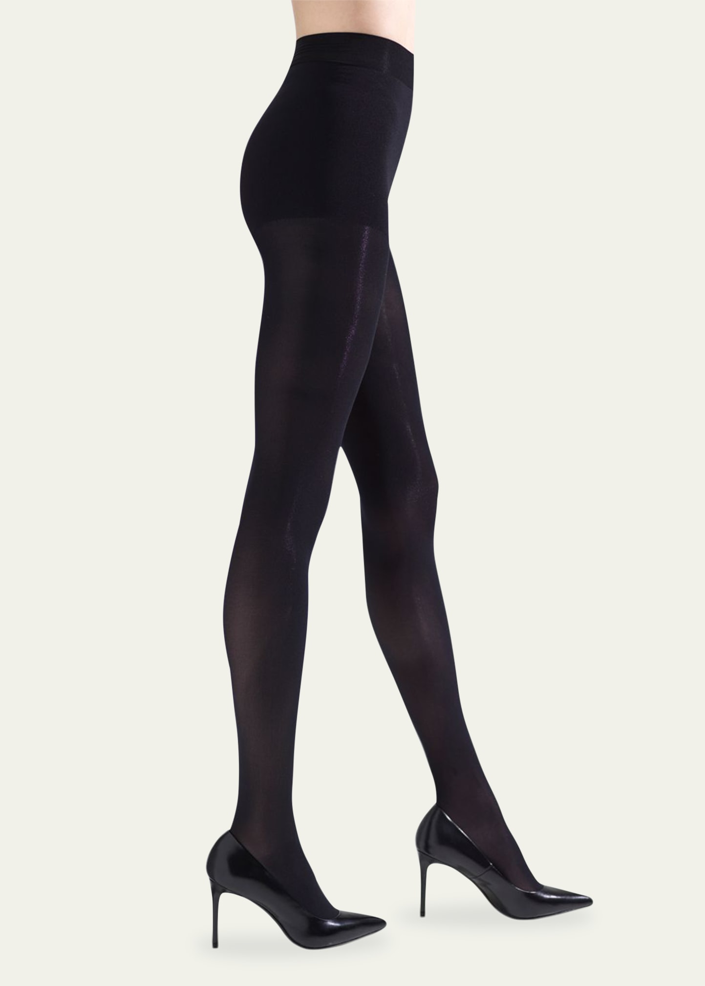 2-Pack Perfectly Opaque Control-Top Tights